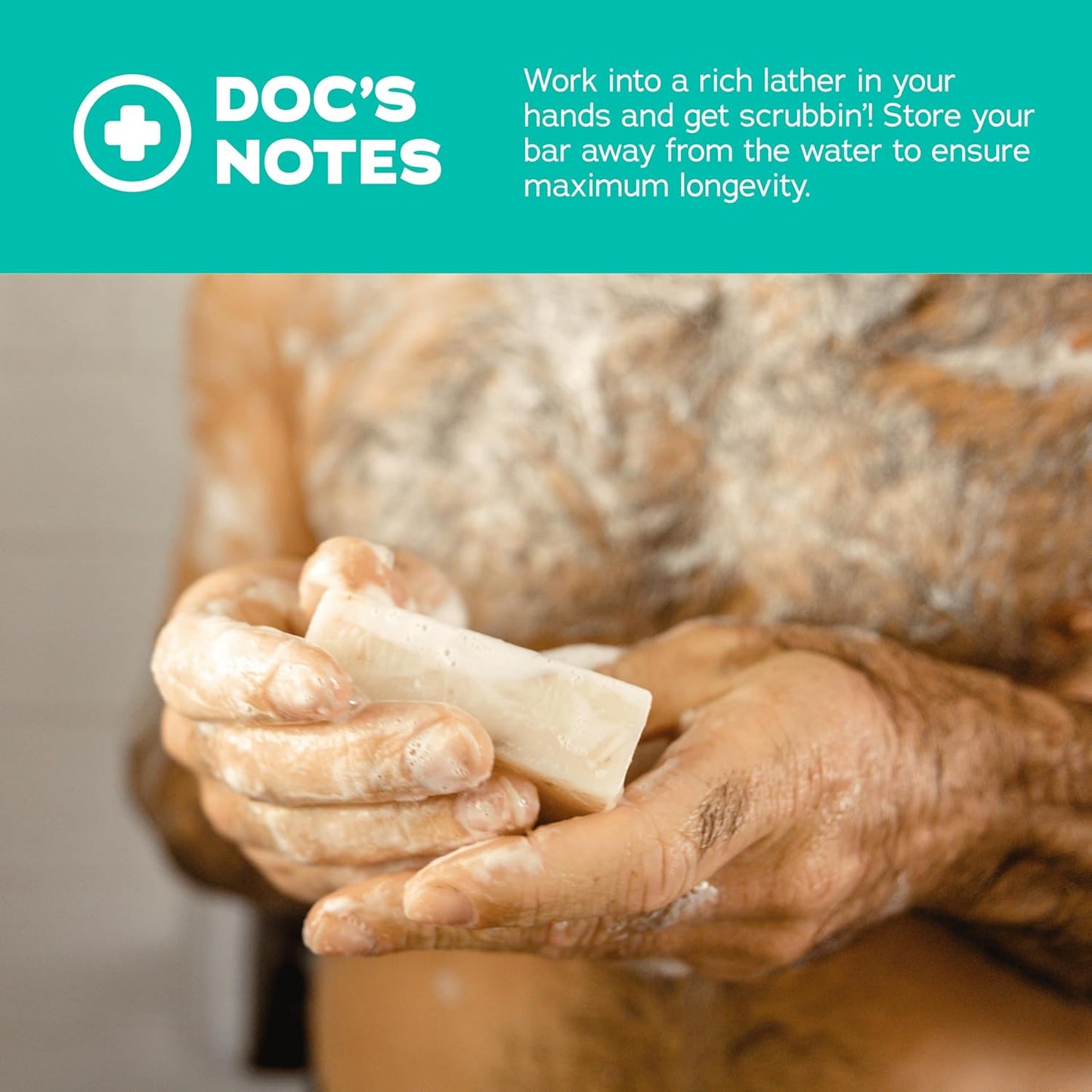 Dr. Squatch Natural Bar Soap for Men - Cold Process Soap with No Harsh Chemicals - Coconut Castaway (5 oz, 3-Pack)