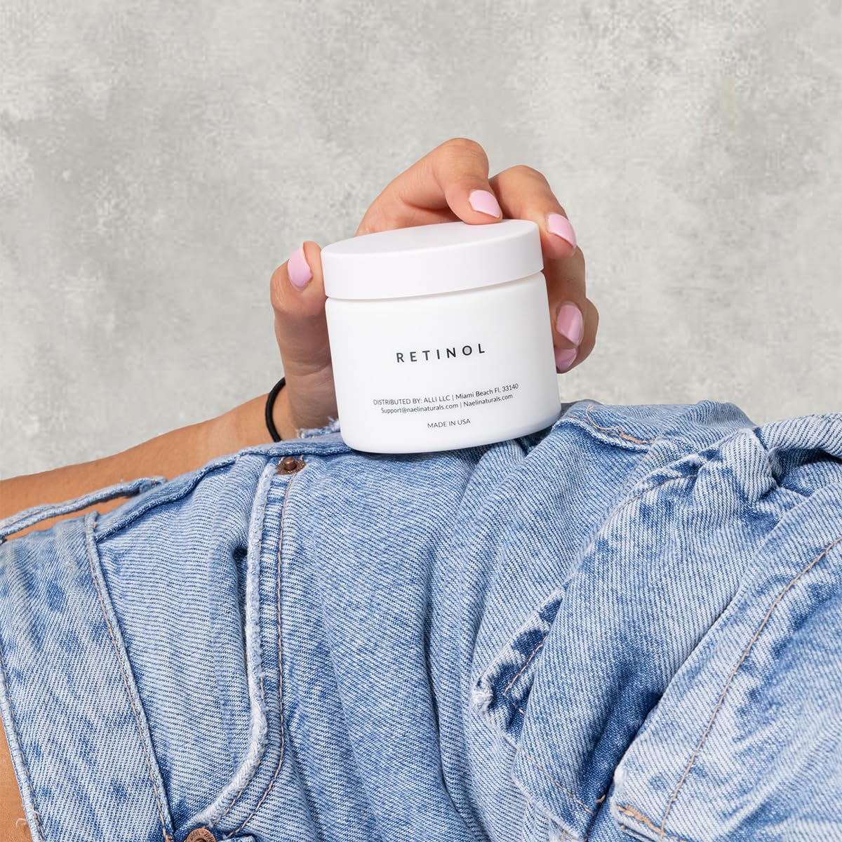 Retinoid Cream - 4.25% Retinol Night Moisturizer for Face & Neck with Collagen, Peptides & Hyaluronic Acid - Anti Aging Wrinkle Cream, Improves Skin Tone & Texture, 3.4 oz