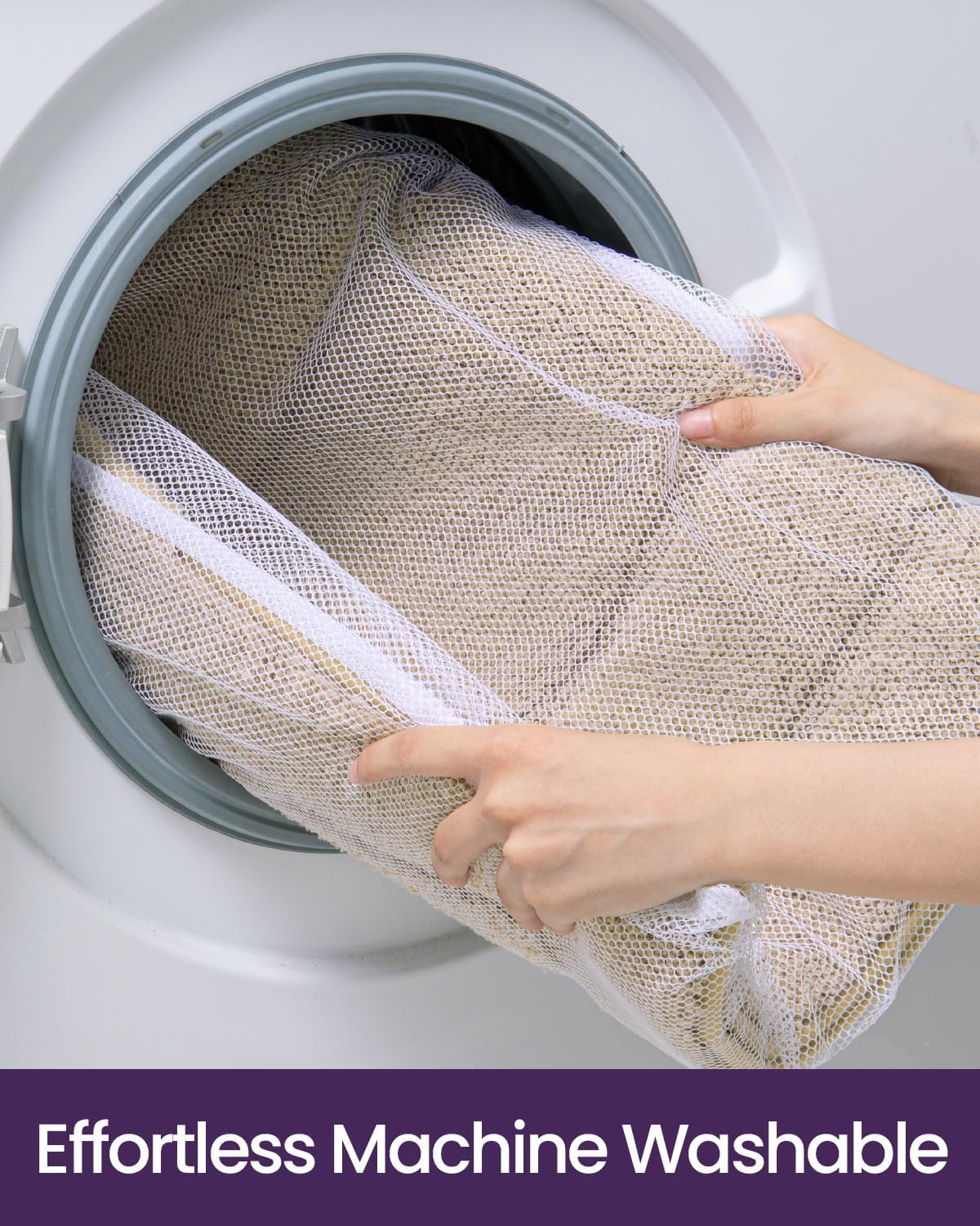 DEXI Bathroom Rug 43x24, Non Slip Washable Bath Mat for Shower Floor, Extra Large Absorbent Soft Bathmat with Rubber Backing, Quick Dry Microfiber Carpet, Beige