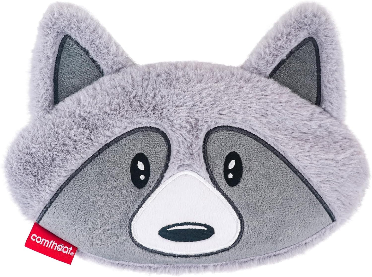 Raccoon Microwave Heating Pad - Hot & Cold Therapy with Natural Flaxseed Filling, Moist Heat for Cramps, Shoulder, Muscle Pain Relief, Natural Heat Pack Moist Heat with Washable Cover