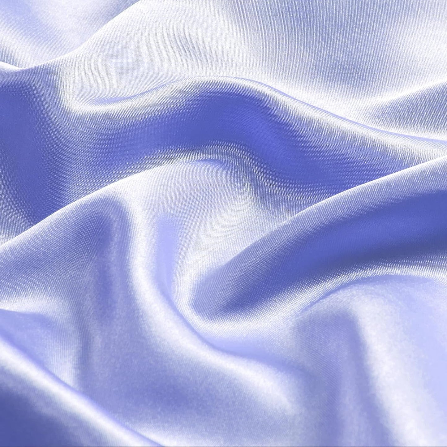 BEDELITE Satin Body Pillow Cover, Super Soft and Cooling Body Pillow Pillowcase for Hair and Skin, Breathable Silky Full Long Pillowcase Cover(20"x54", Lilac)