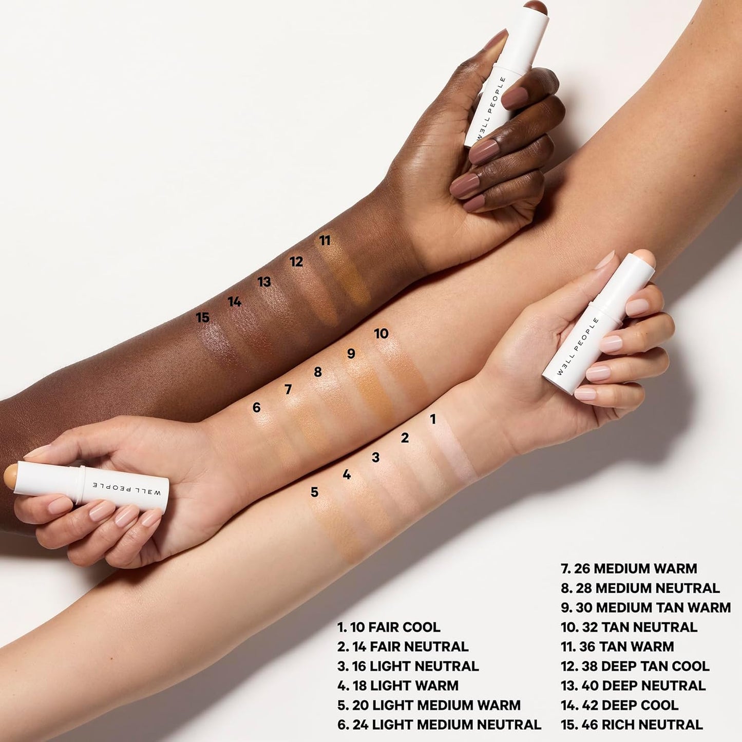 Well People Supernatural Complexion Stick Foundation + Concealer, Buildable, Light-to-Medium Coverage, Soft Matte Finish, Lightweight + Hydrating, Multi-Use, Vegan & Cruelty-Free, 38 Deep Tan Cool