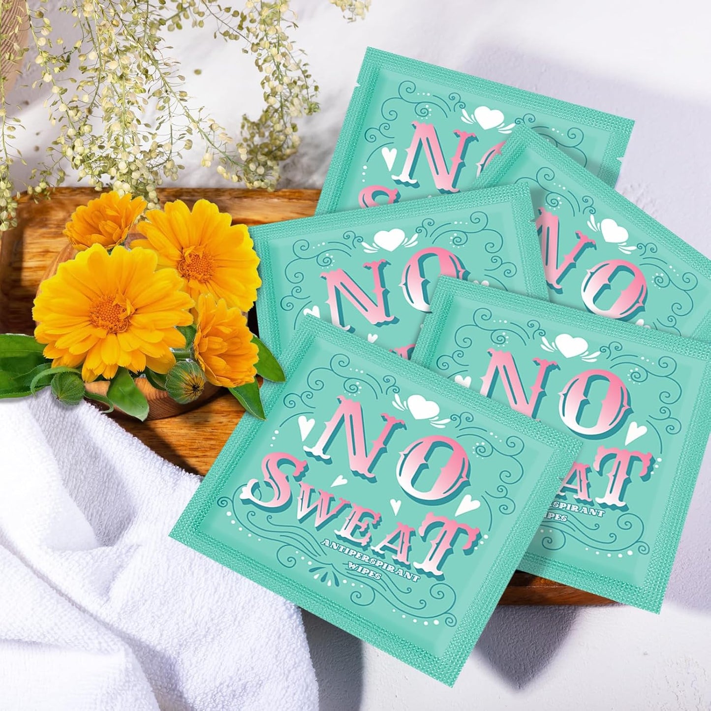 Travel Deodorant 150 pieces of Antiperspirant deodorant Wipes And Body Wipes Individually Wrap Hypoallergenic Mini Deodorant Underarm Sweating And Travel To Clean Skin For Female Male Teenagers