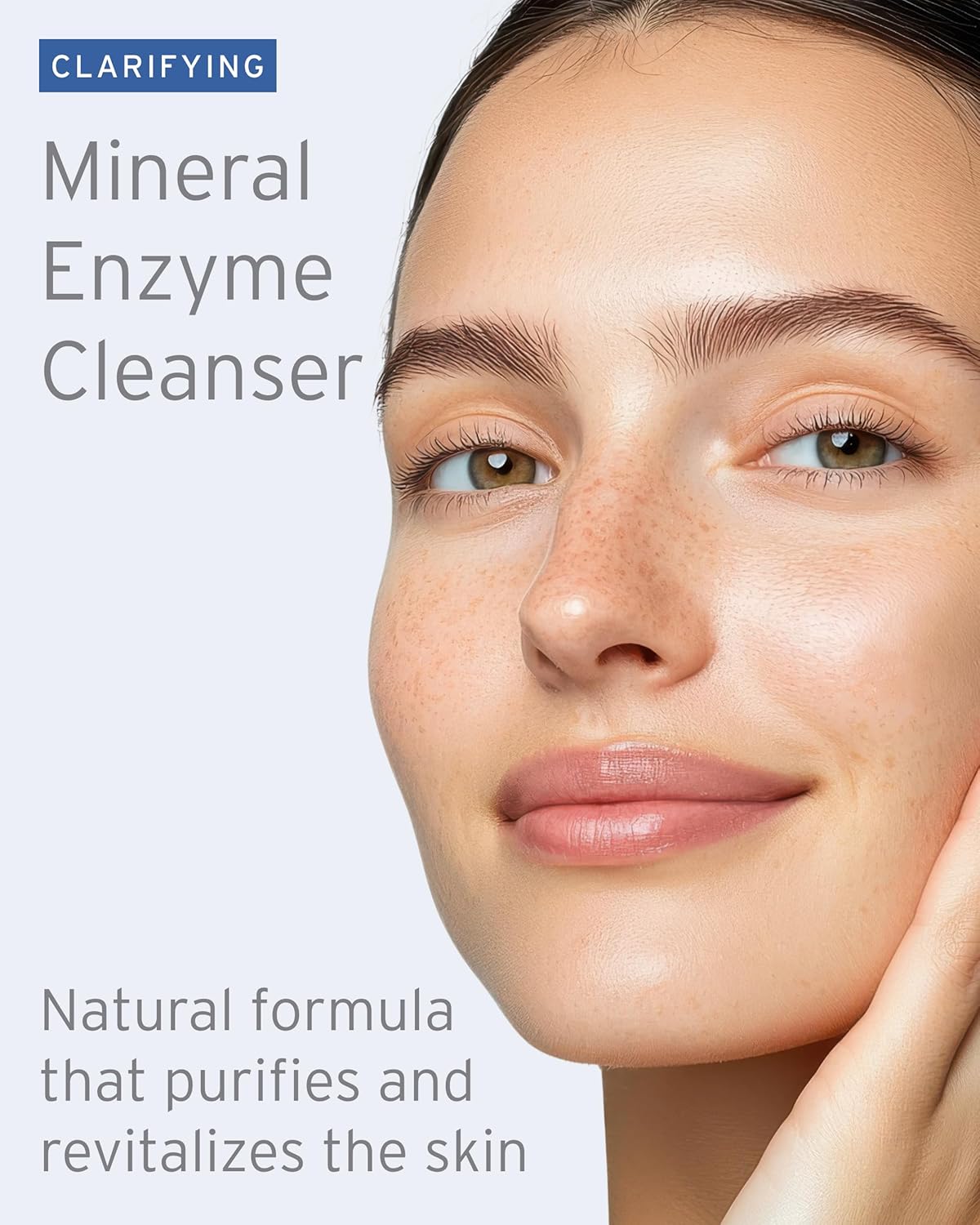 Kerstin Florian Clarifying Mineral Enzyme Cleanser | Gentle Face Wash for All Skin Types | Hydrating Body Wash for Morning or Night (6.8 fl oz)