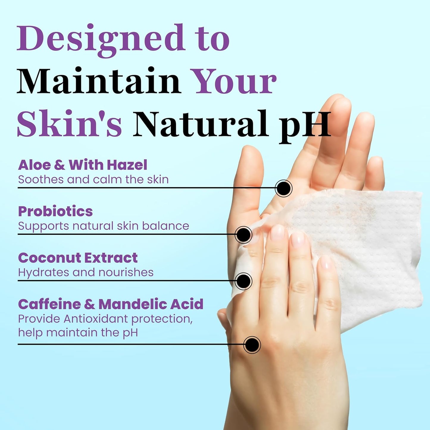 Zero Trace Travel Deodorant Wipes - 60 Count- 24 Hour Odor Control - Aluminum Free Hypoallergenic Mini Deodorant For Women and Men - Individually Wrapped Underarm & Body Wipes- Fresh Botanics