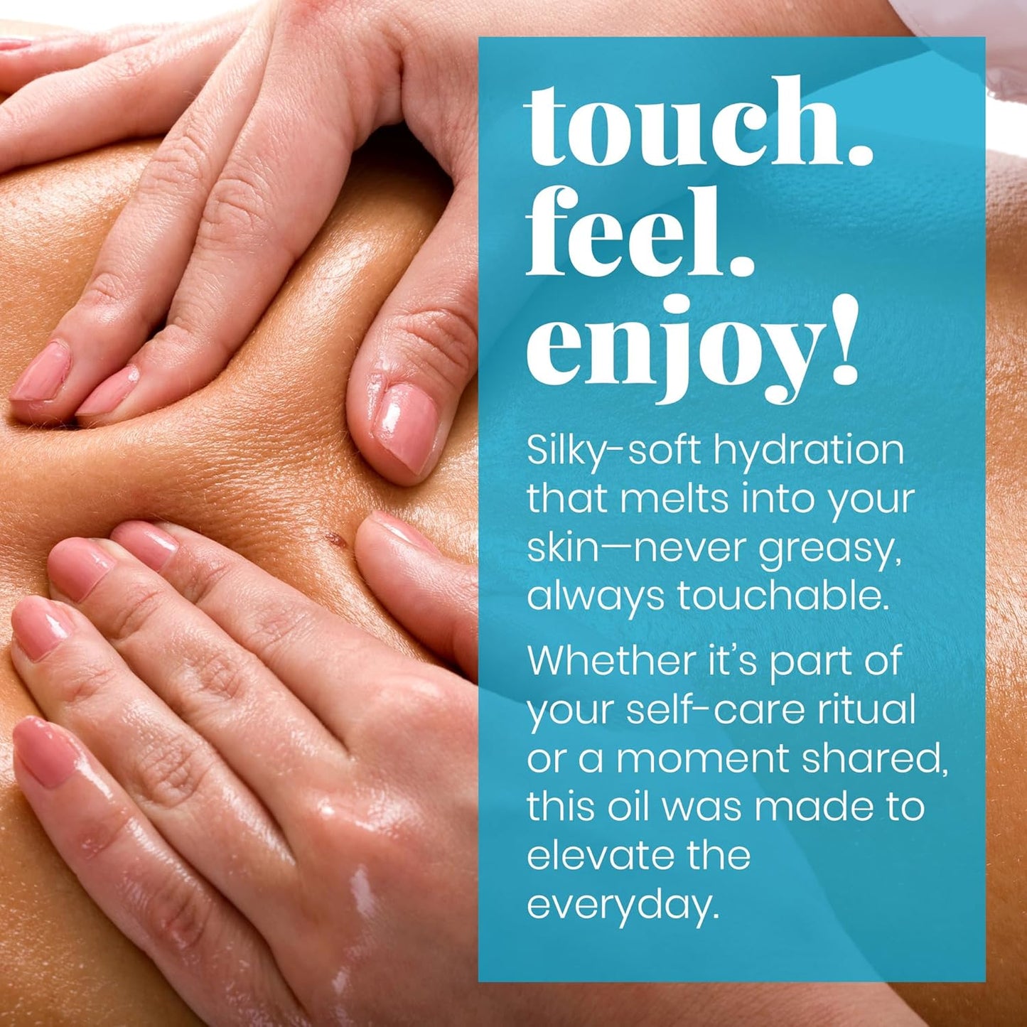 Skinsations - Vanilla Massage Oil for Massage Therapy - 8oz | Body Oil for Relaxation, Sore Muscles & Aromatherapy | Sweet Almond, Coconut, Jojoba & Grapeseed Blend