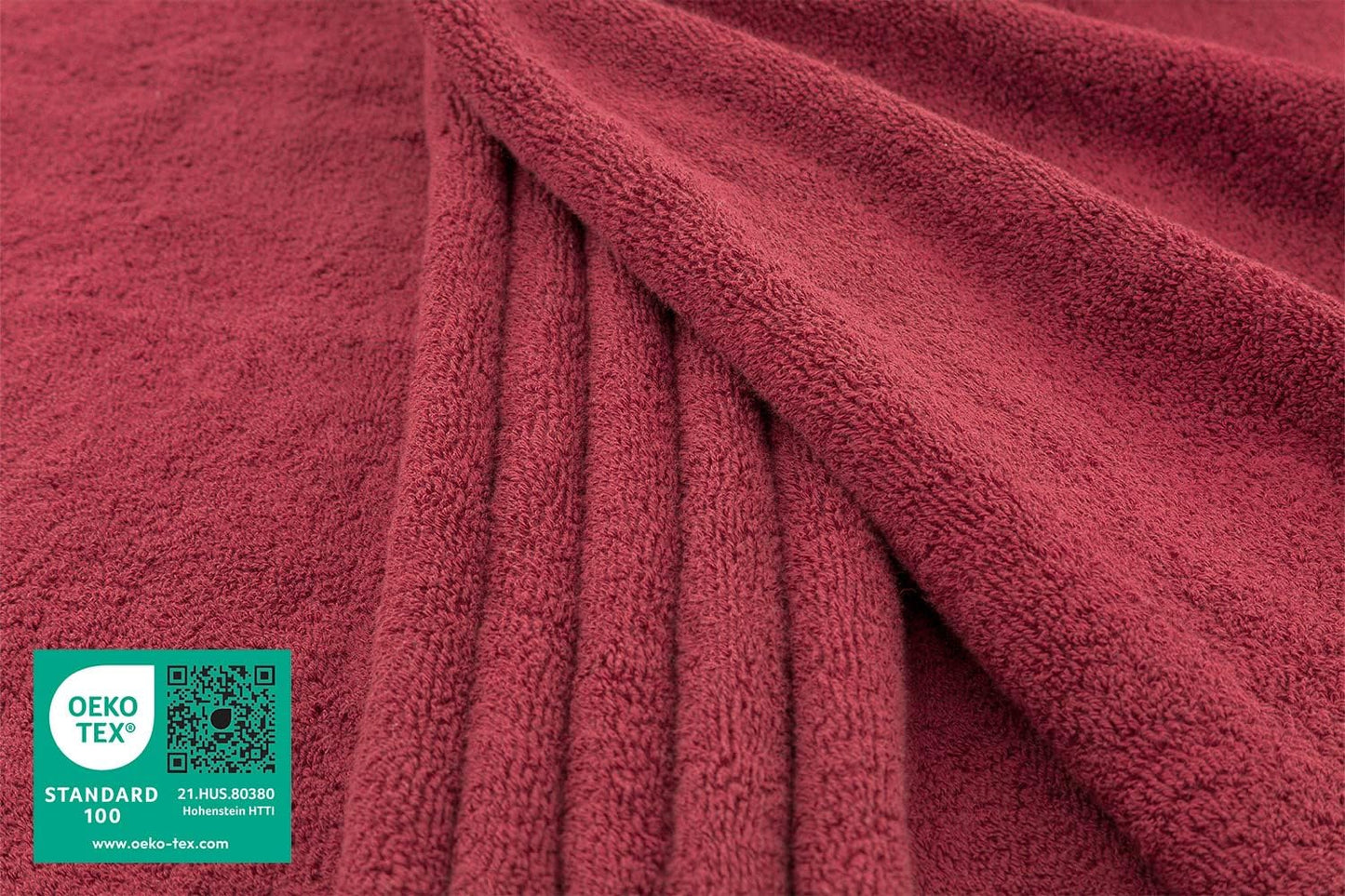 American Soft Linen Oversized Bath Sheet 40x80 Extra Large for Bathroom, 600 GSM 100% Cotton Turkish Jumbo Bathsheet Towels for Adults Bordeaux Red Bath Sheet
