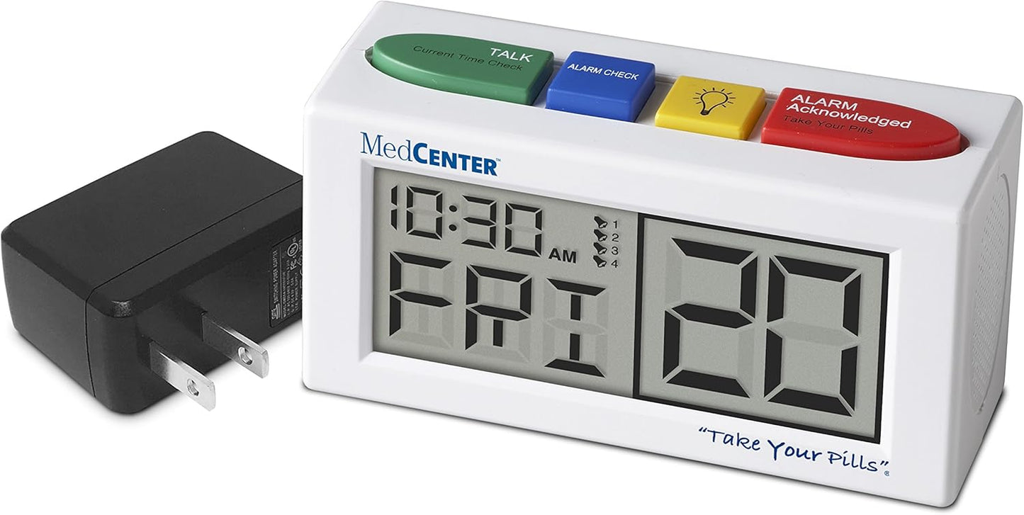 AC Power Adapter for Pill Reminder Talking Alarm Clock