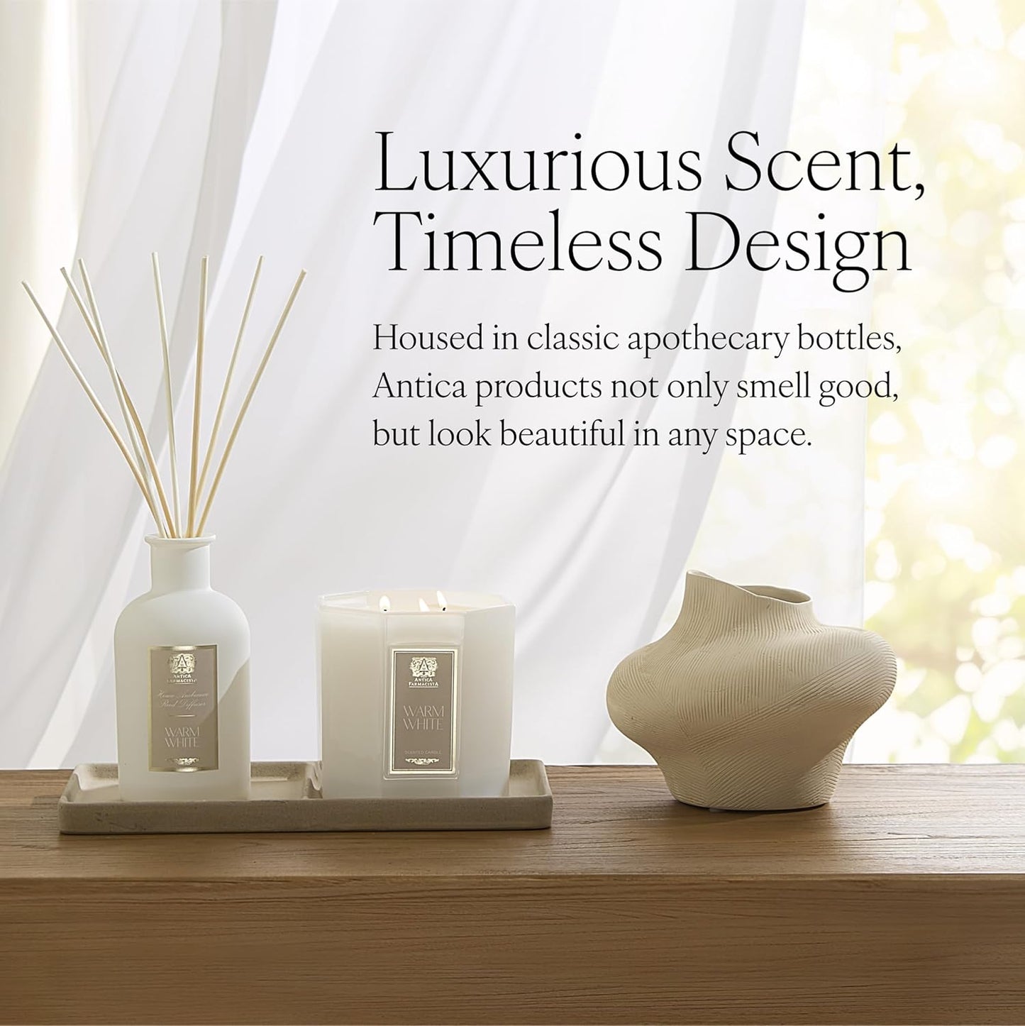 Antica Farmacista Body Moisturizer - Moisturizing Scented Lotion - Premium Body Moisturizer - Luxury Gift for Women & Men - Hand & Skin Hydration - Warm White, 10 Fl Oz