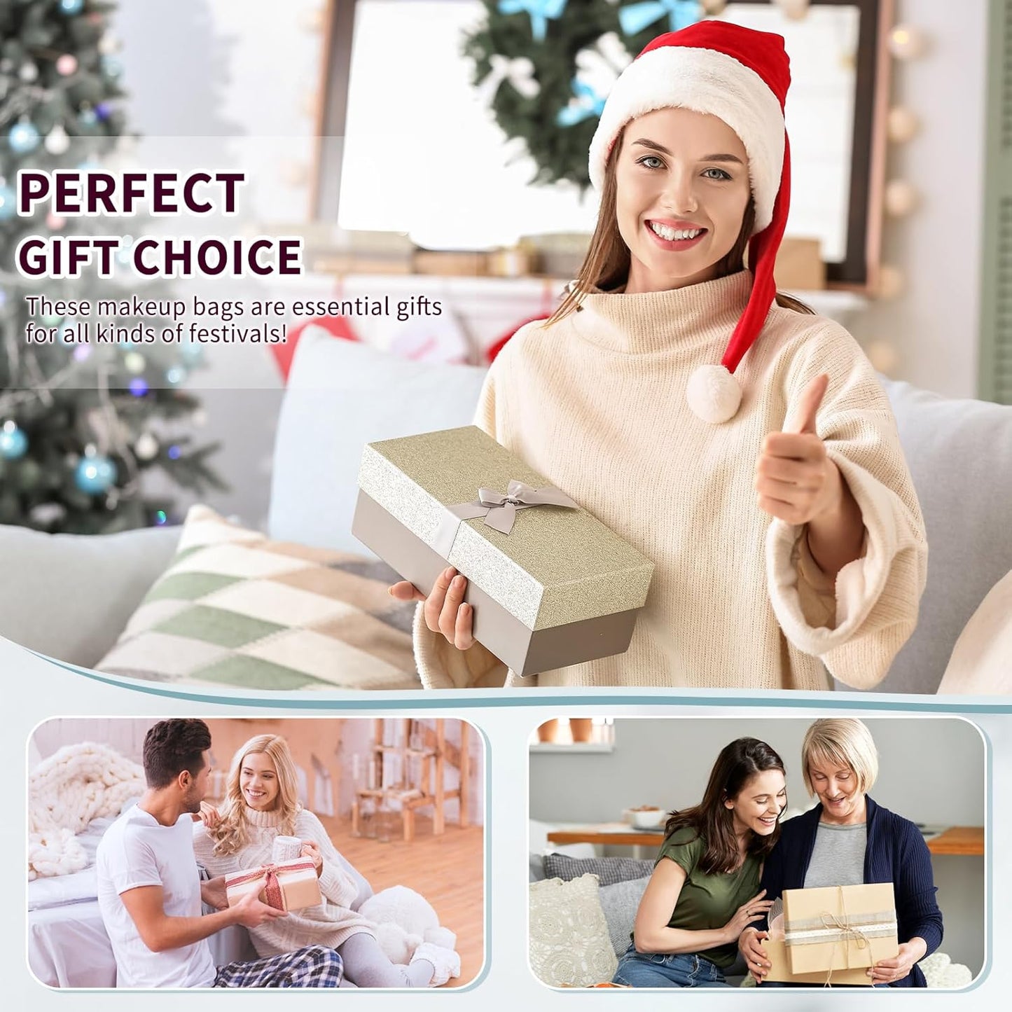 4 Pcs Makeup Bag for Women Corduroy Cosmetic Bag Aesthetic Cute Bags Multi Size Purse Pouch Travel Toiletry Bag Set Makeup Organizer with Zipper (BrownCorduroy)