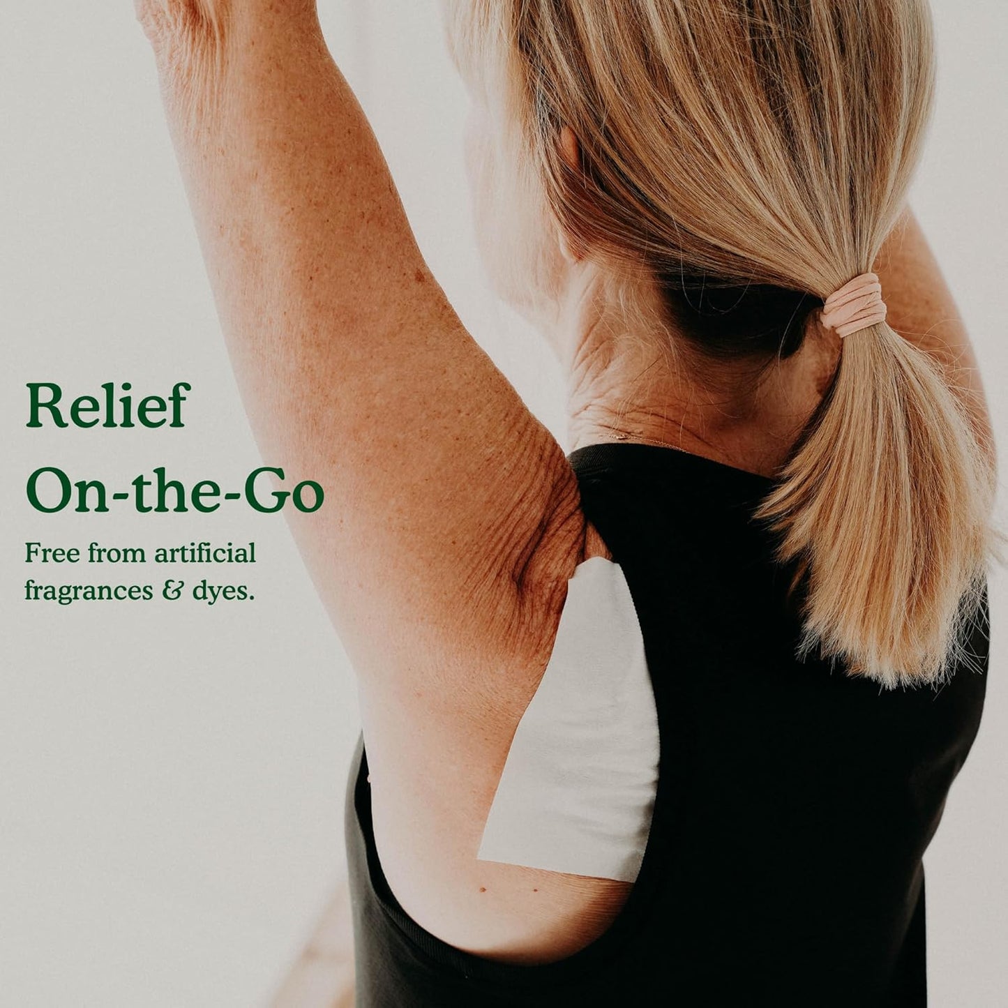 Nature's Willow Natural Pain Relief Patches for Muscles & Joints | Fast-Acting with White Willow Bark | Free from Artificial Fragrances & Dyes | 6 Patches (1-Pack)