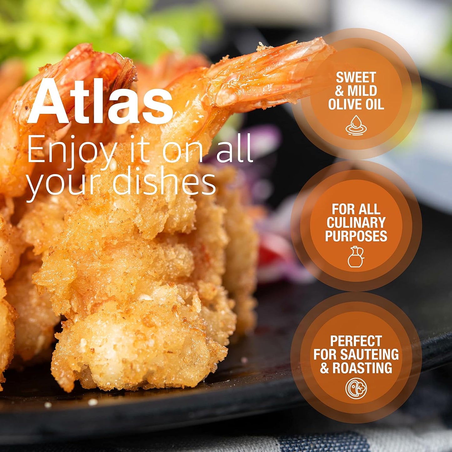 Atlas 1 LT Cold Press Extra Virgin Olive Oil with Polyphenol Rich from Morocco | Newly Harvested Unprocessed from One Single Family Farm | Moroccan Organic EVOO Trusted by Award-Winning Chefs