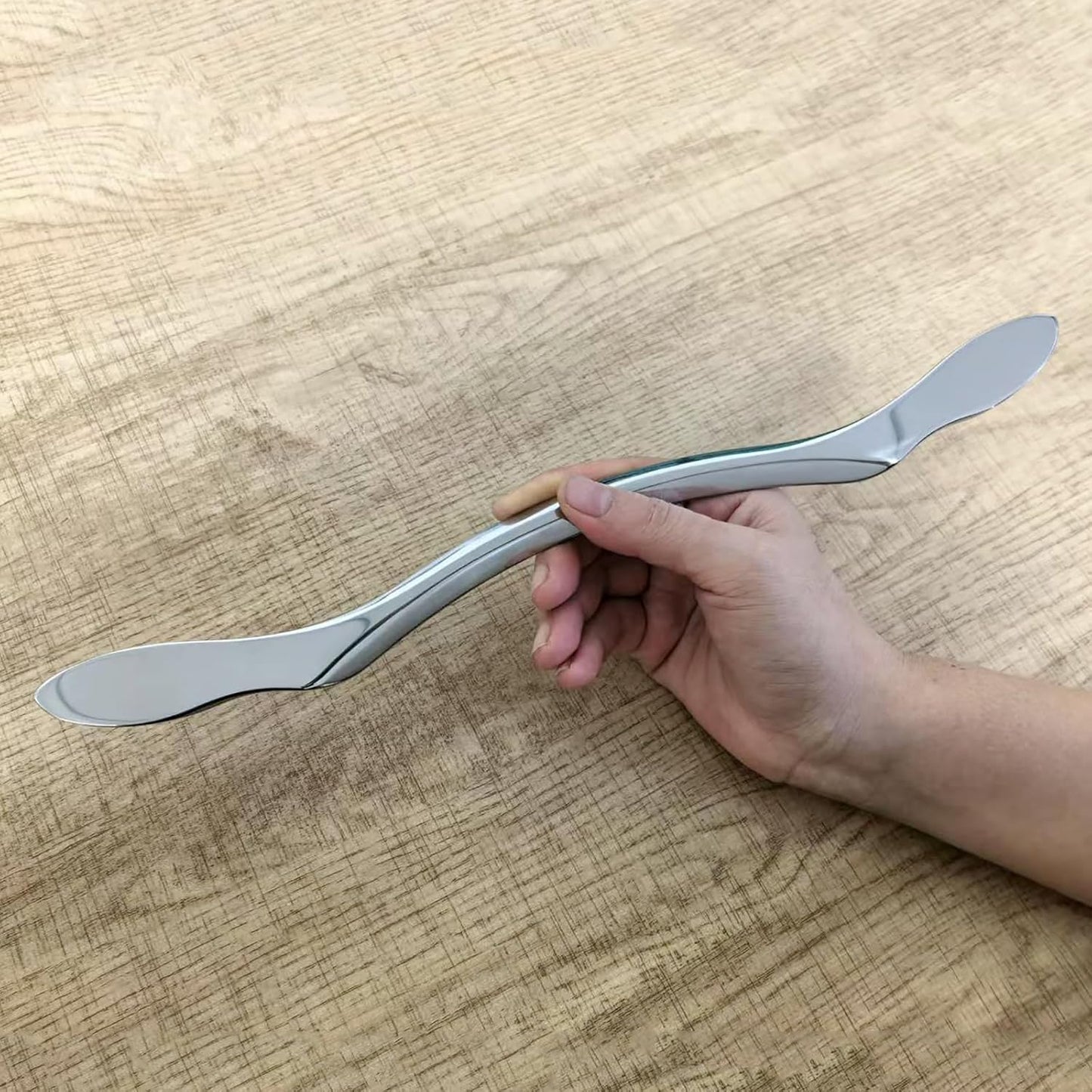 BYYDDIY Stainless Steel Gua Sha Muscle Scraper Scraping Massage Tool,IASTM Tools, Great Soft Tissue Physical Therapy Used for Back, Legs, Arms,Neck (L-bar)