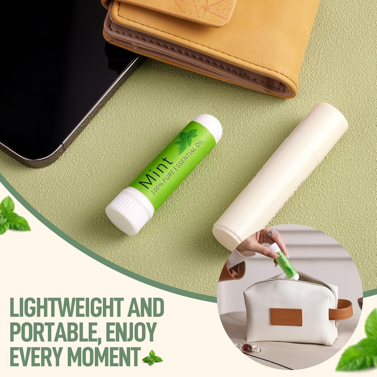 Hion Nausea Relief Inhaler-Clove, 100% Natural Essential Oils Inhalers