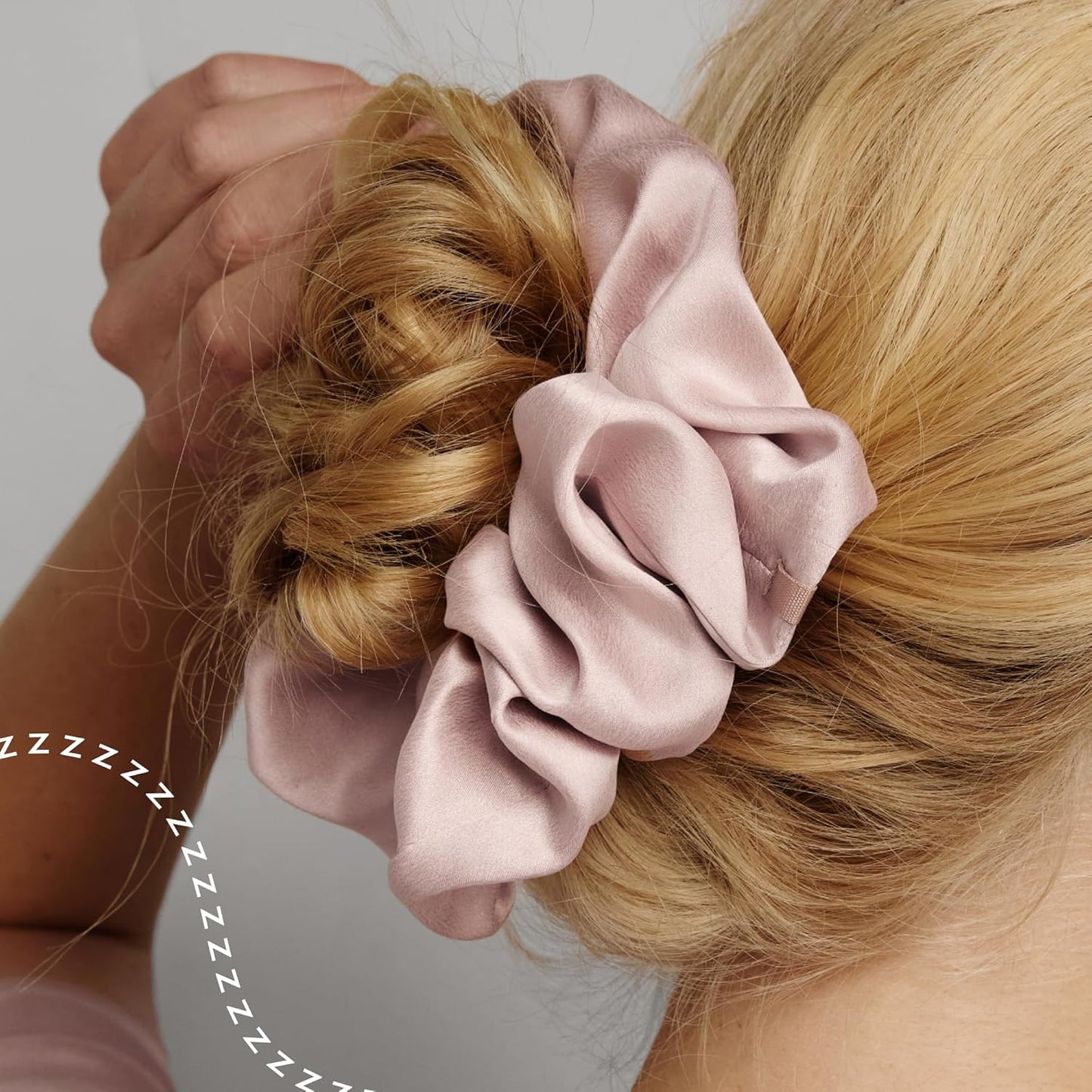 Lunya Washable Silk Scrunchies - Mulberry Silk Hair Ties - Multiple Color Options - One Size Fits Most