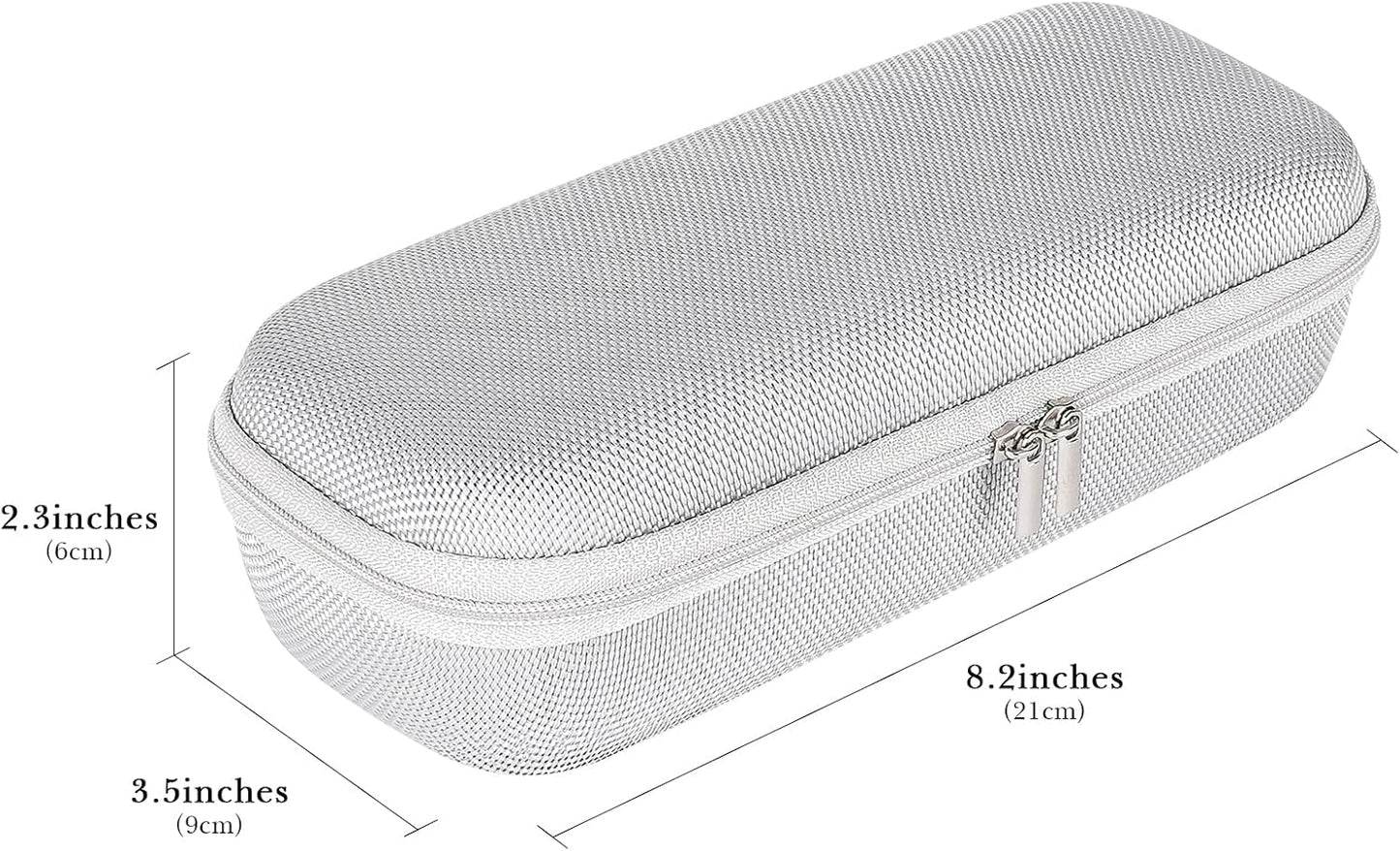 Linkidea Hard Shell Shaver Travel Case, Compatible with Philips Norelco 2400, 3600, MANSPOT Electric Razor, Portable Storage Organizer (Silver)