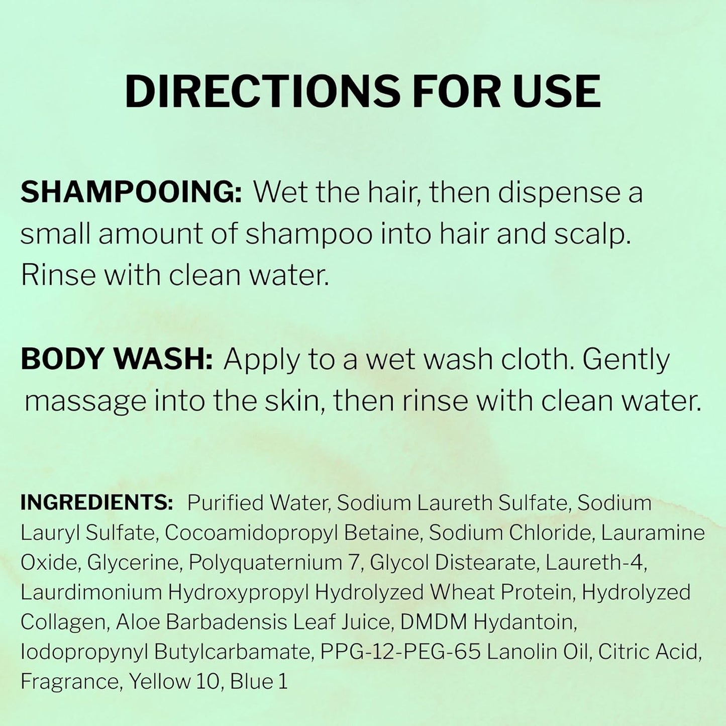 McKesson Body Wash and Shampoo [4 Count] - 1  Gallon Bulk Refill Full Body Wash with Aloe, Cucumber Melon Scent - Sensitive Skin & Hair 2‑in‑1