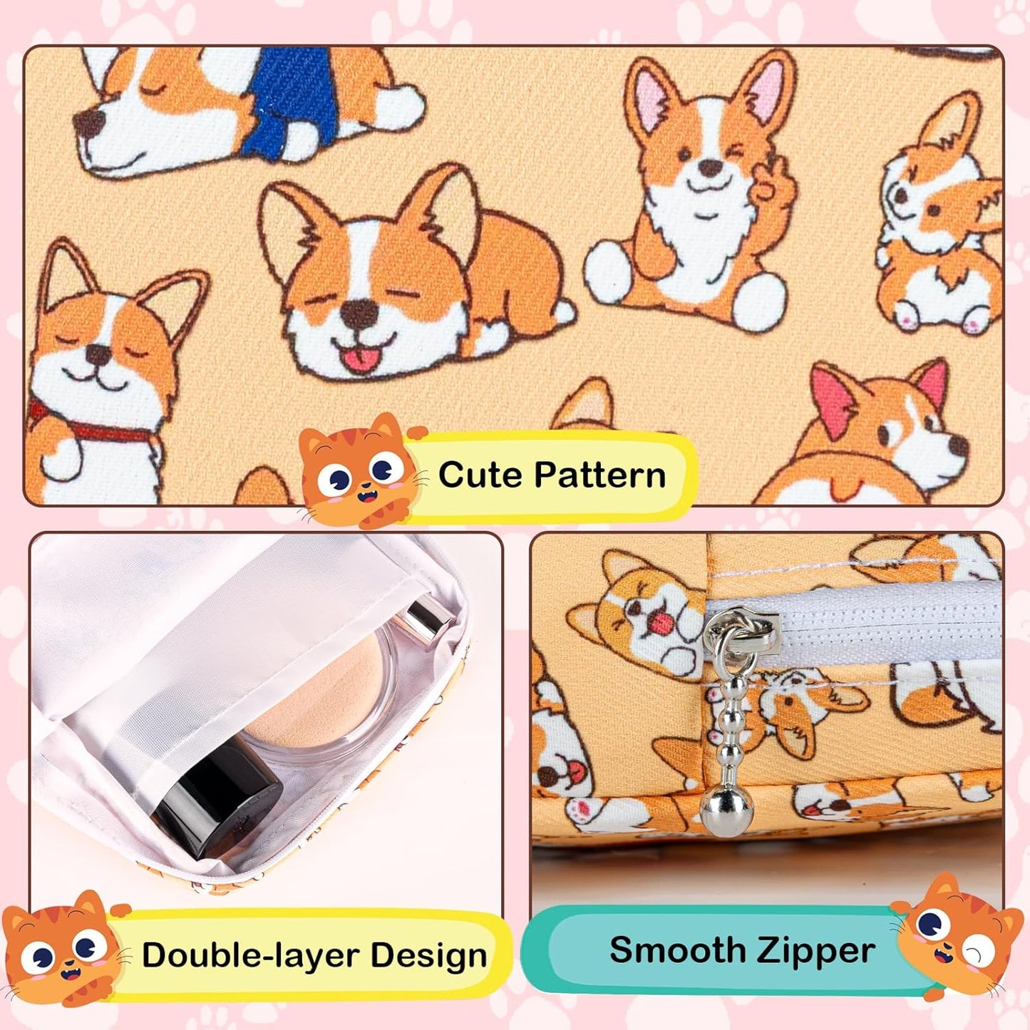 Period Bag Pouch, Canvas Sanitary Napkin Storage Bag for Girls Womens, Portable Sanitary Napkin Period Pad Pouch for Purse, Small Make Up Bags(Black Diamond)