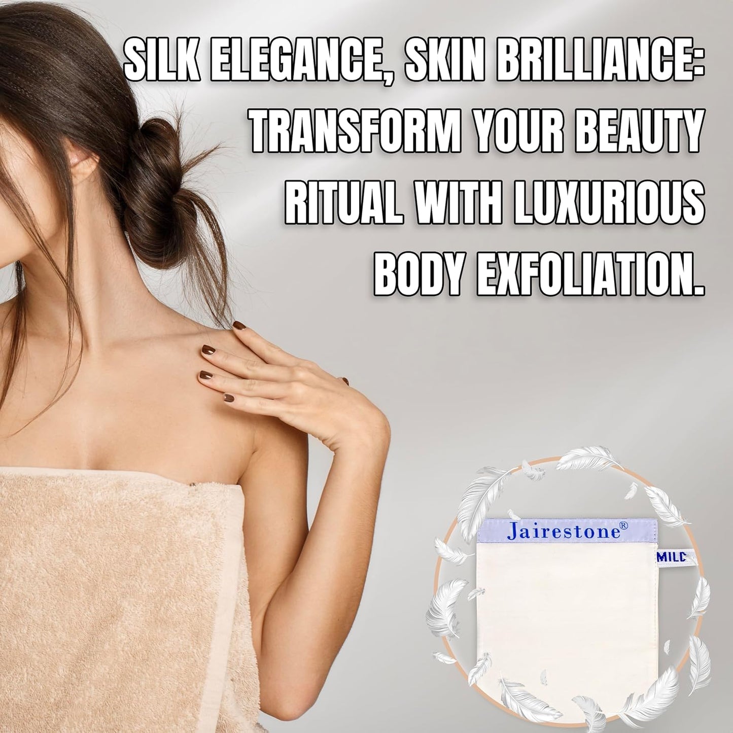 Deep Exfoliating Glove - Exfoliating Gloves Dead Skin Remover – Hammam Hand Scrub Glove – Kessa Body Scrub Mitt - Spray Tan Remover - Bikini Buffer