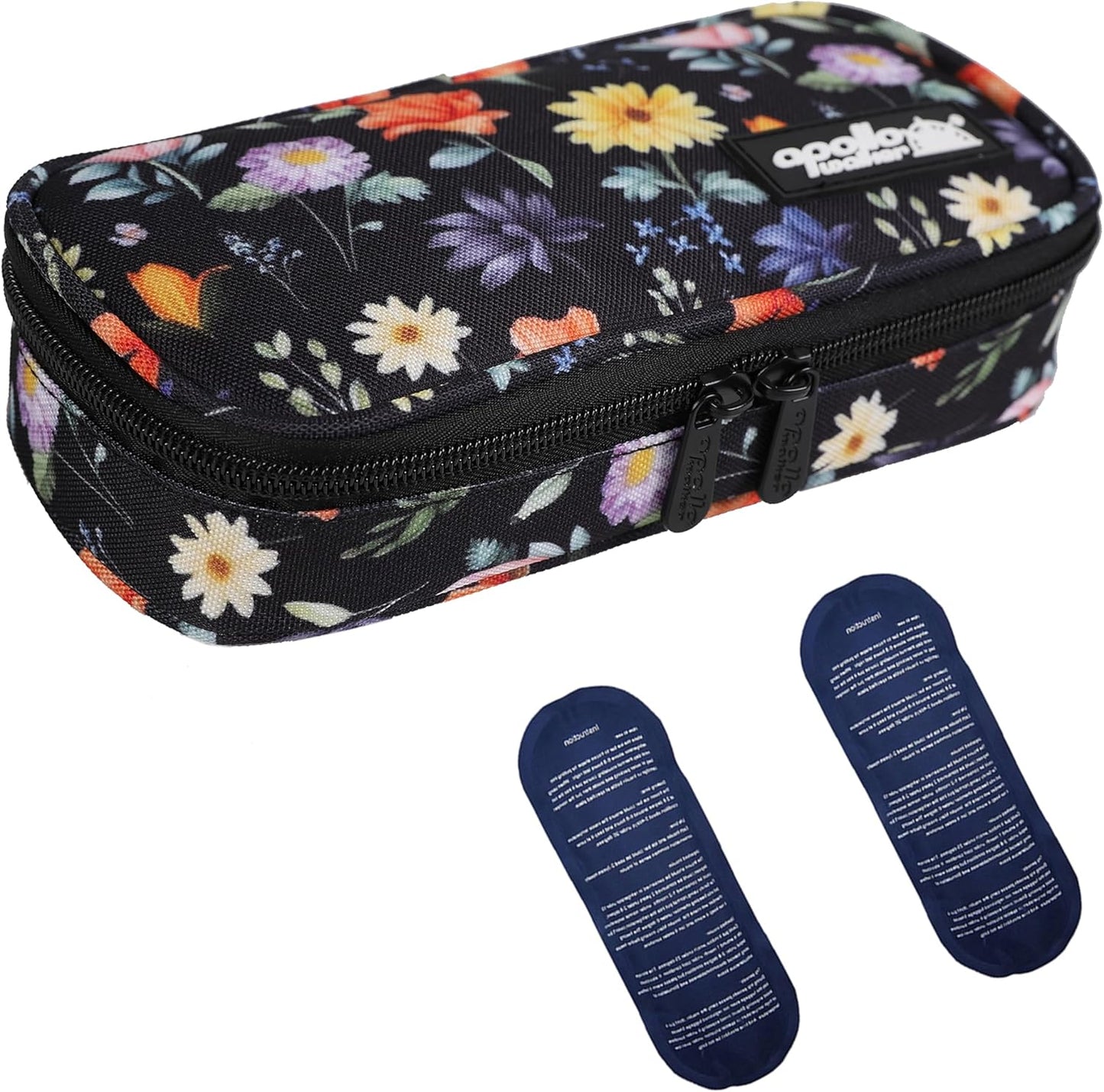 apollo walker Insulin Cooler Travel Case Diabetic Medication Cooler with Ice Packs and Insulation Liner insulin cooler travel case tsa approved