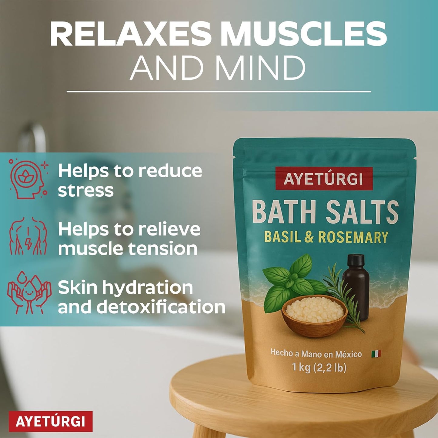 Bath Salts,Epsom Salt Bath soak,Relaxing Gifts for Women,Ancient Minerals Magnesium Flakes,epson Salts for Bath