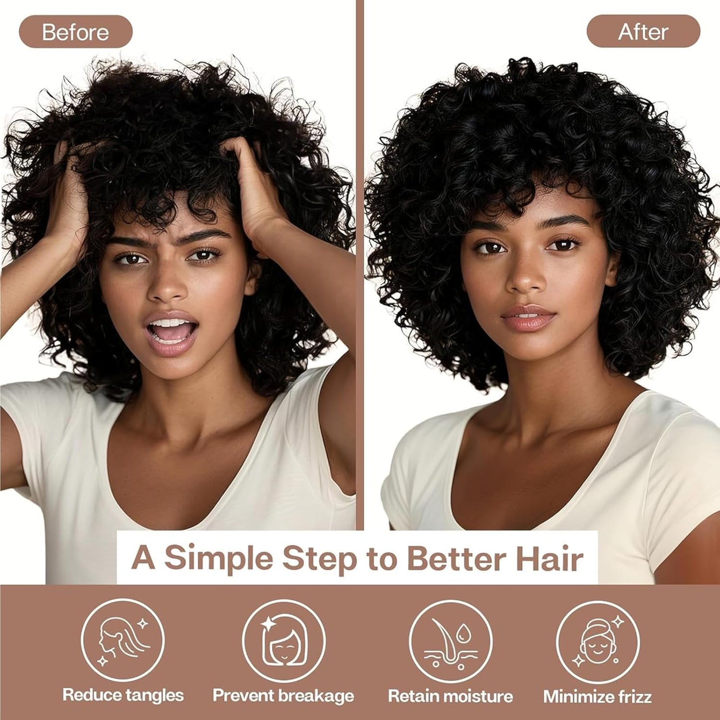 MR&HM Satin Body Pillow Cover, Soft and Breathable Body Pillow Case with Envelope Closure, Cooling and Silky Long Pillowcase for Hair and Skin,Grey (20x54, Mocha Mousse)