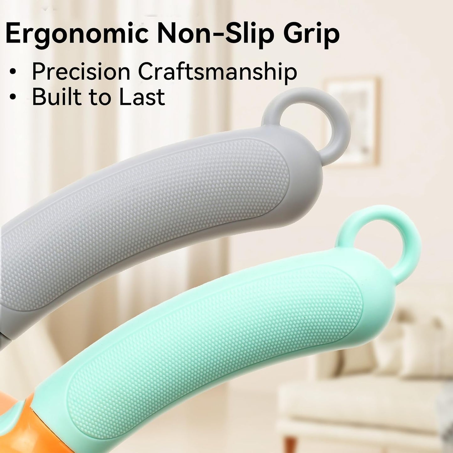 Pet Hair Remover & Lint Roller - Removes Cat/Dog Hair from Car Interiors, Furniture, Couches, Carpets, and Bedding - Reusable & Washable Animal Fur Removal Tool for Pet Owners (White&Gray)