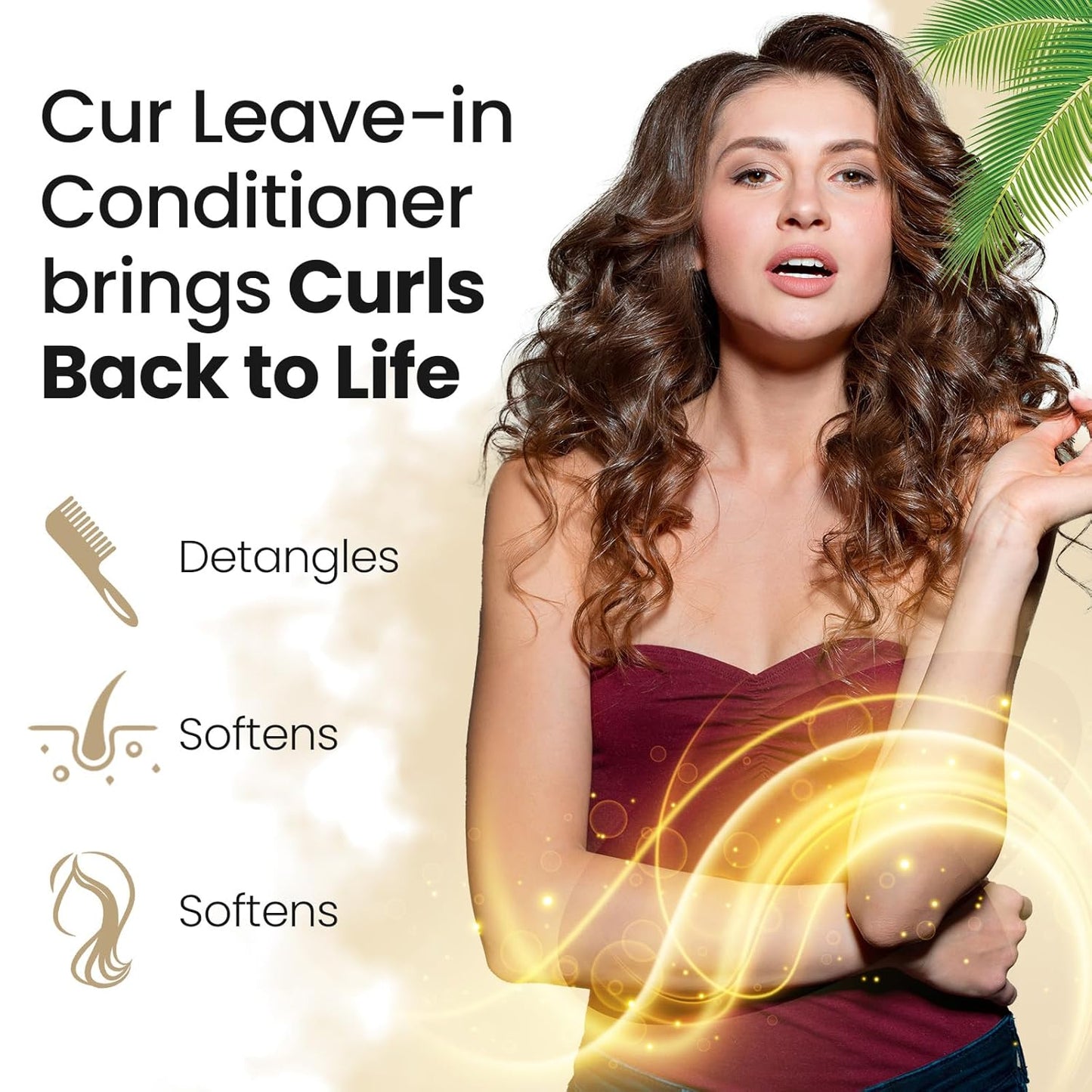 Daily Leave-in Detangler & Moisturizer for Dry, Tangle-Prone, Matted, Frizzy Hair | Adds Shine & Heat Protection with Vitamin B5 | Suitable for All Hair Types, Sulfate & Silicone-Free.