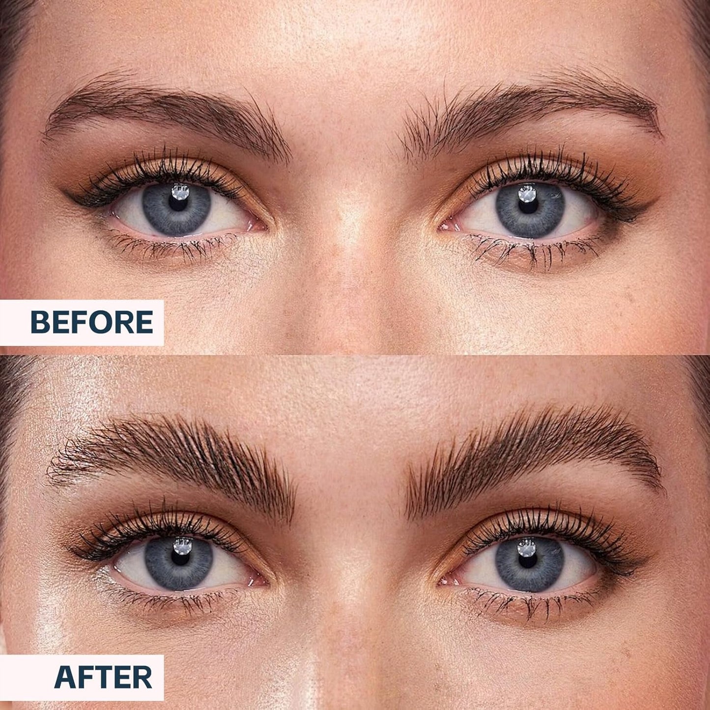 Boobeen Brow Wax Clear, Waterproof Eyebrow Wax Styling Pencil, Shaping with Slanted Tip Application, Long-Lasting Hold