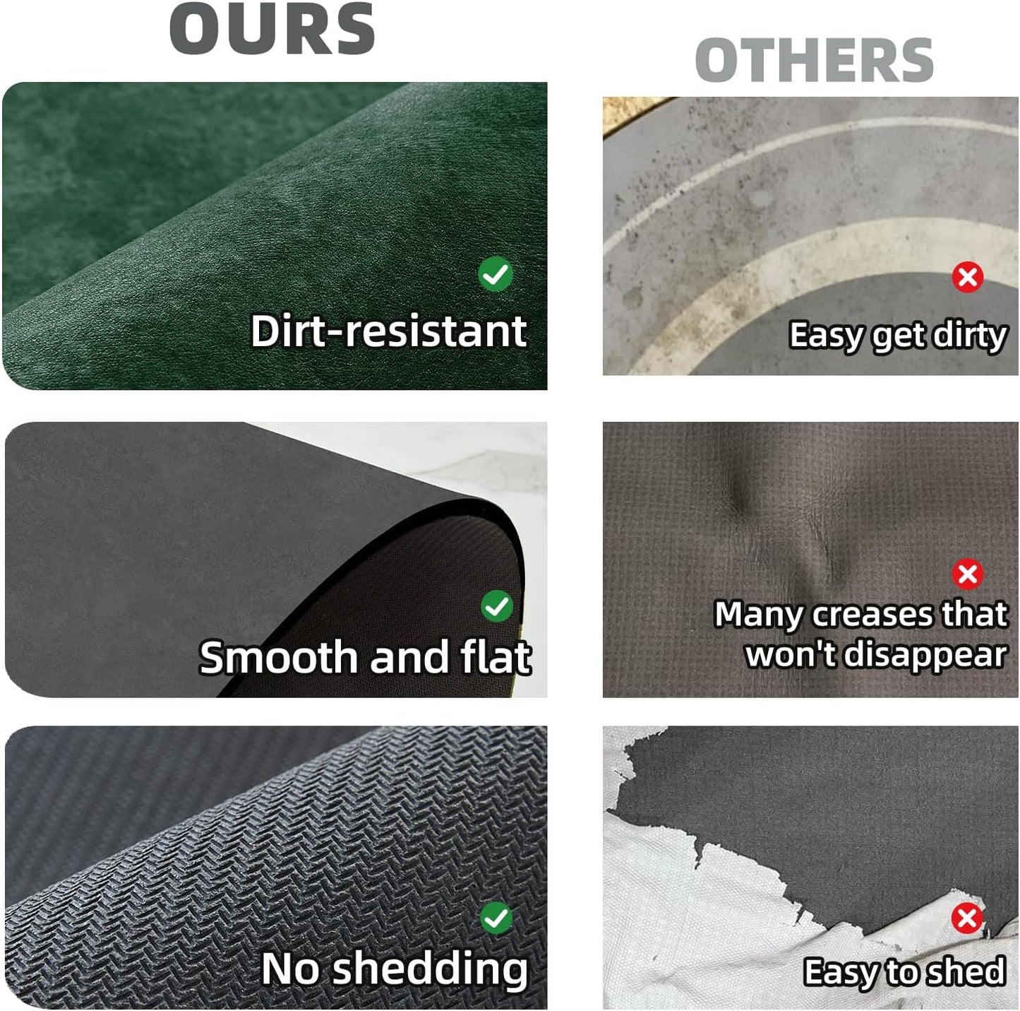 Bath Mat, Bathroom Rugs Non Slip Washable Thin Absorbent Quick Dry Bath Mat Fits Under Door Bathroom Floor Mat Perfect for Bath, Shower, or Sink 20"x48" Dark Green