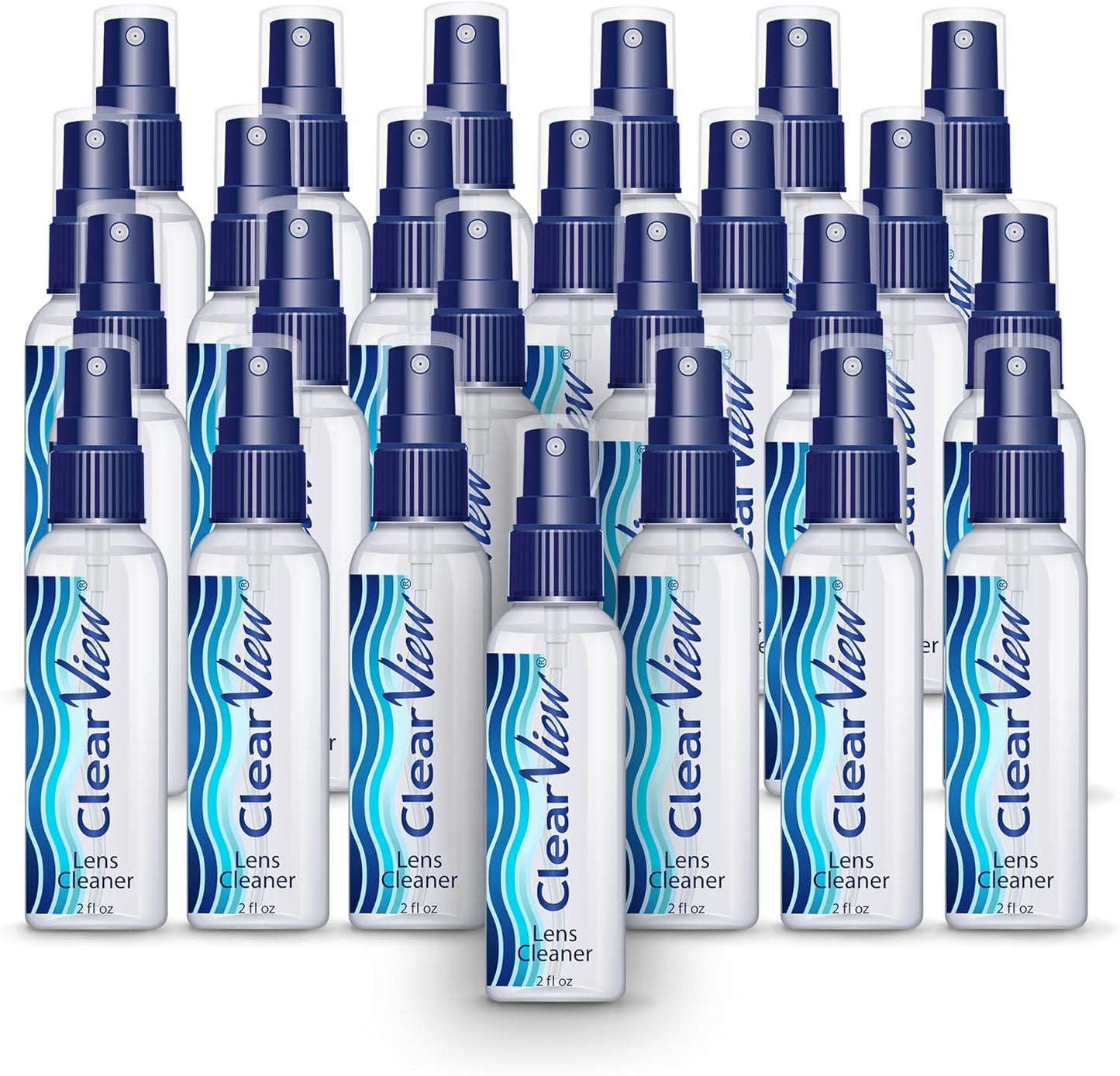 Lens Cleaner Spray – 25 Pack 2oz Bottles | Premium Streak-Free Glasses & Screen Cleaning Solution for Eyeglasses, Cameras, Phones, Laptops – Travel Size, Personal Use