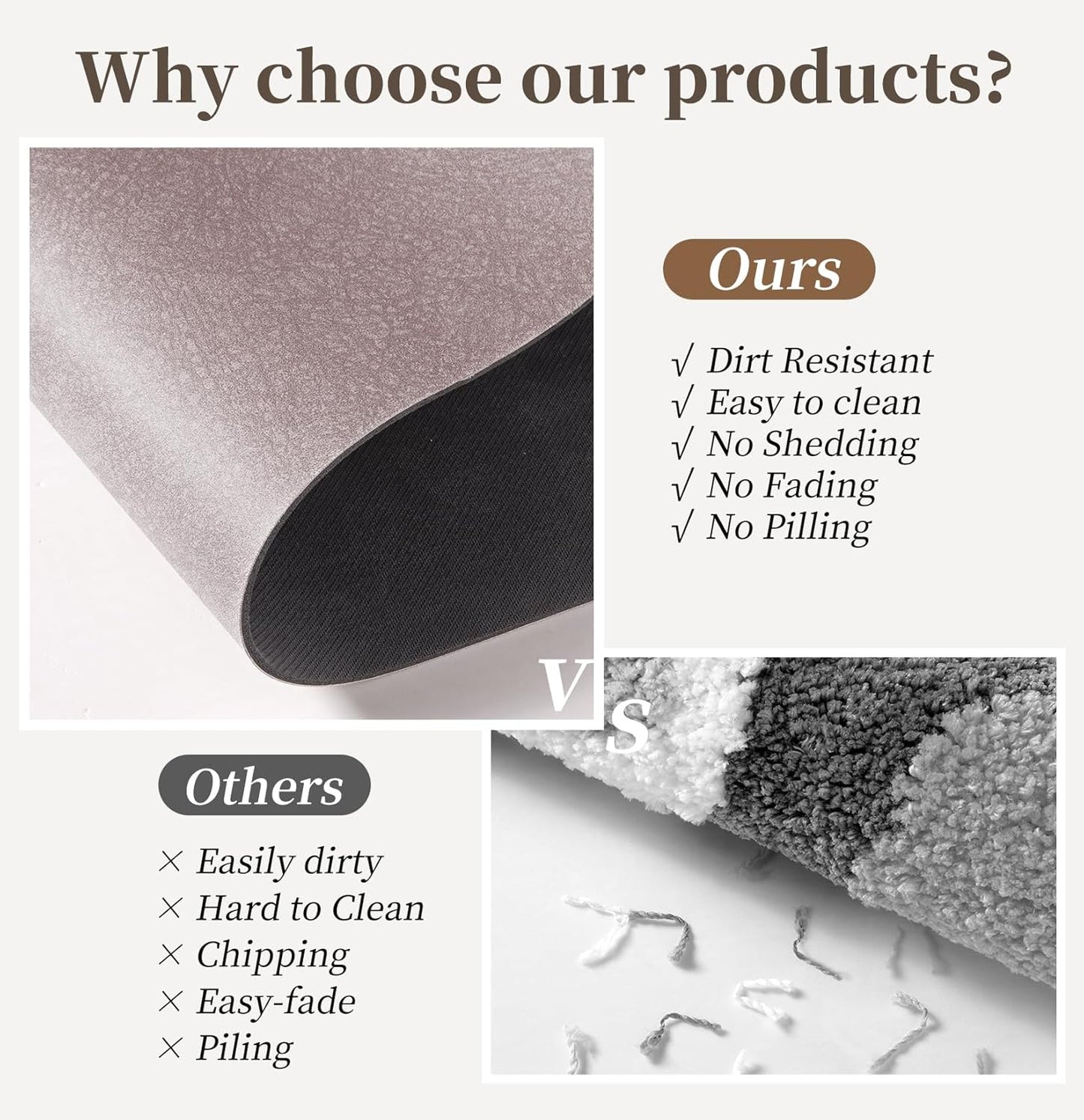 Blush Pink Long Bathroom Mat Rugs 59x17 Diatomaceous Earth Bath Mat Large Quick Dry Bath Mat Non Slip Rubber Backed Super Absorbent Shower Mat, Thin Bathroom Runner Rugs Floor Mat Fit Under Door