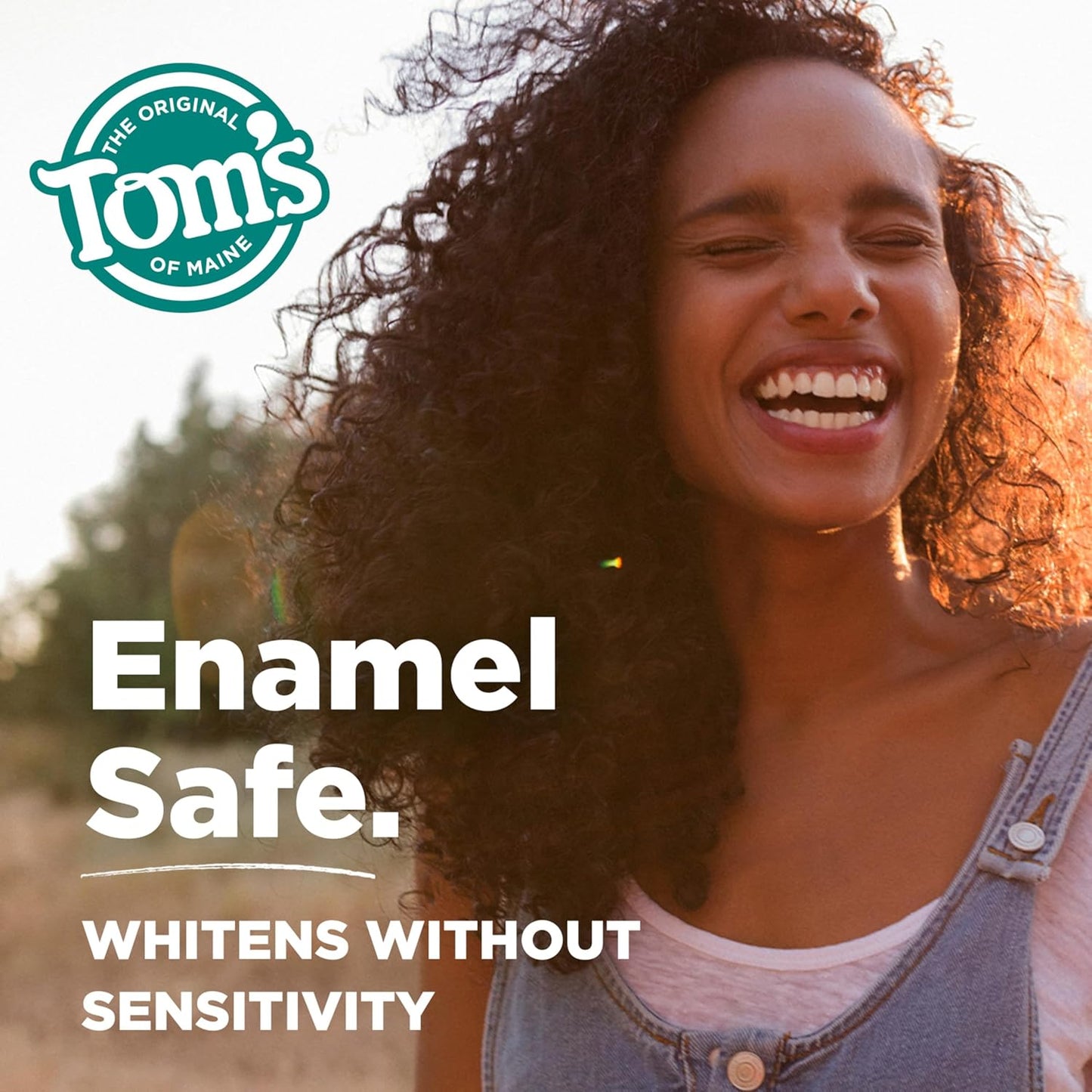 Tom's of Maine Whiten Plus Deep Clean Whitening Toothpaste, Natural Whitening Toothpaste with Plant-Based Cleansers, Enamel Safe, Whitens Without Causing Sensitivity, Peppermint, 4.0 oz (Pack of 3)