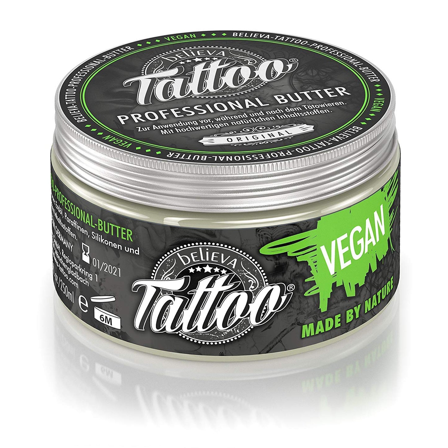 Aftercare Butter – Vegan Tattoo Care Balm for Moisturized & Nourished Skin – 8.45 oz