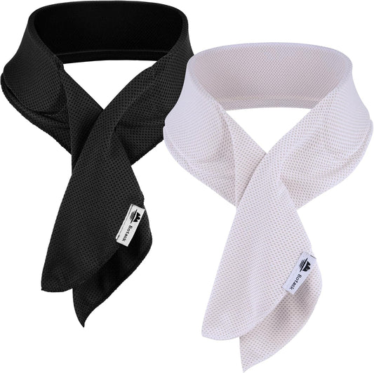 Cooling Neck Wraps with Reusable Gel Ice Pack, Soft Summer Neck Cooler for Golf, Tennis, Outdoor Activities 2 Packs
