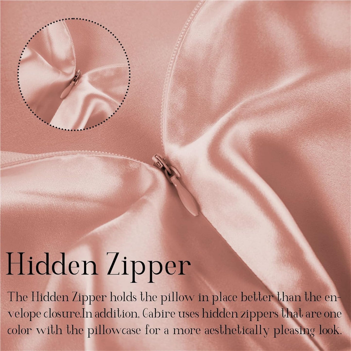 Mulberry Silk Pillow Case for Hair and Skin Prevent Acne Pillowcases Both Sides Real Silk Pillowcases Organic Silk Pillowcase with Hidden Zipper, Coral Pink, Queen (20"×30")
