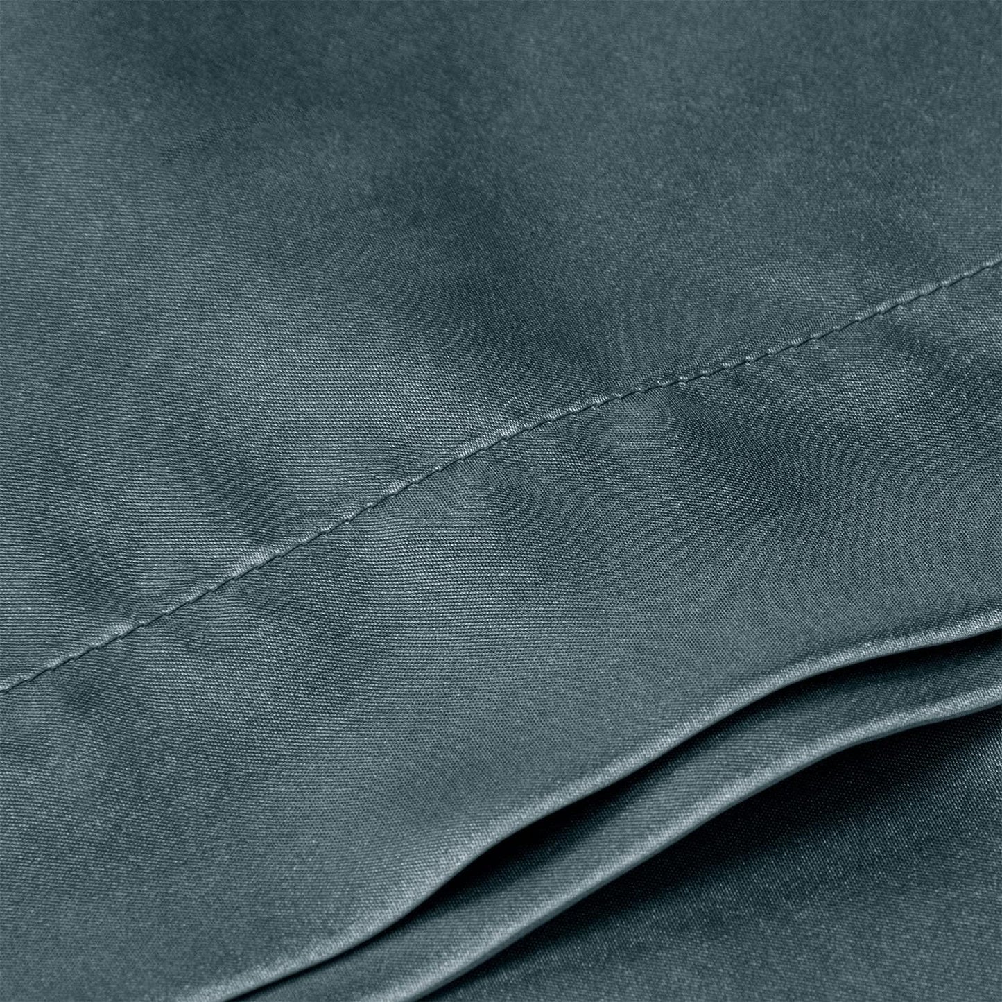 BEDELITE Satin Body Pillow Cover, Super Soft and Cooling Body Pillow Pillowcase for Hair and Skin, Breathable Silky Full Long Pillowcase Cover(20"x54", Space Grey)