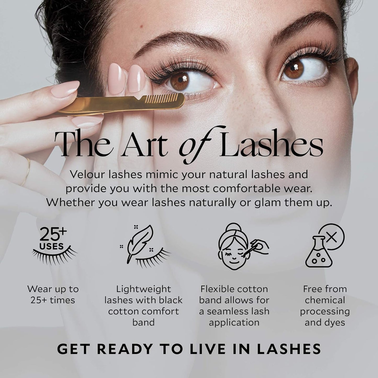 Velour Too Clean Lash Wand, 2 in 1 Eyelash Cleansing Brush for False Lashes and Eyelash Extensions, Brow and Lash Brush