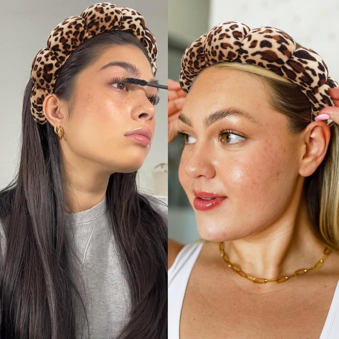 Ayesha Spa Headband for Washing Face Sponge Makeup Headbands Skincare Headband Soft Hair band to Facial Clean