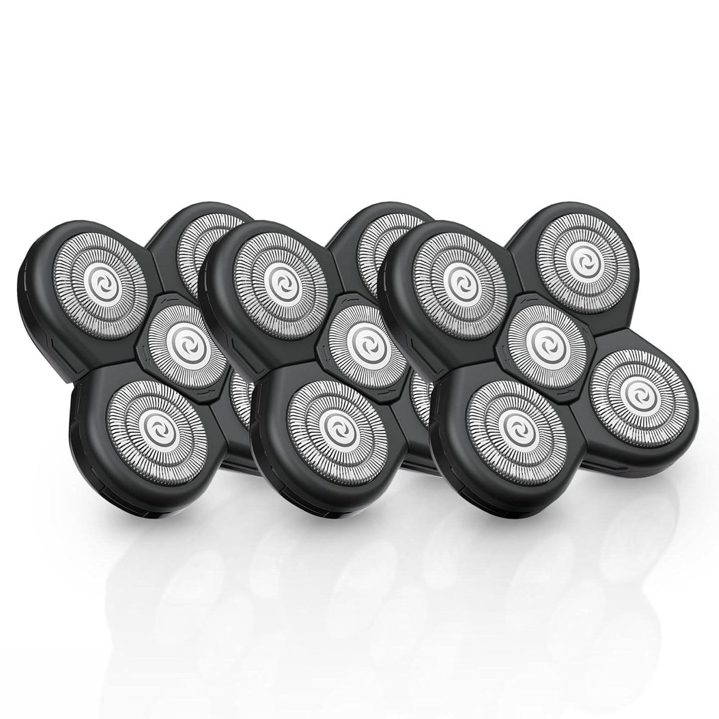 Freebird FlexSeries Official Blade 3 Pack Refills - No Irritation, Razor Bumps or Ingrown Hairs, Ultra-Sharp, Durable, ScalpSafe Design, QuickSnap Install, for 50 Shaves, Compatible with FlexSeries