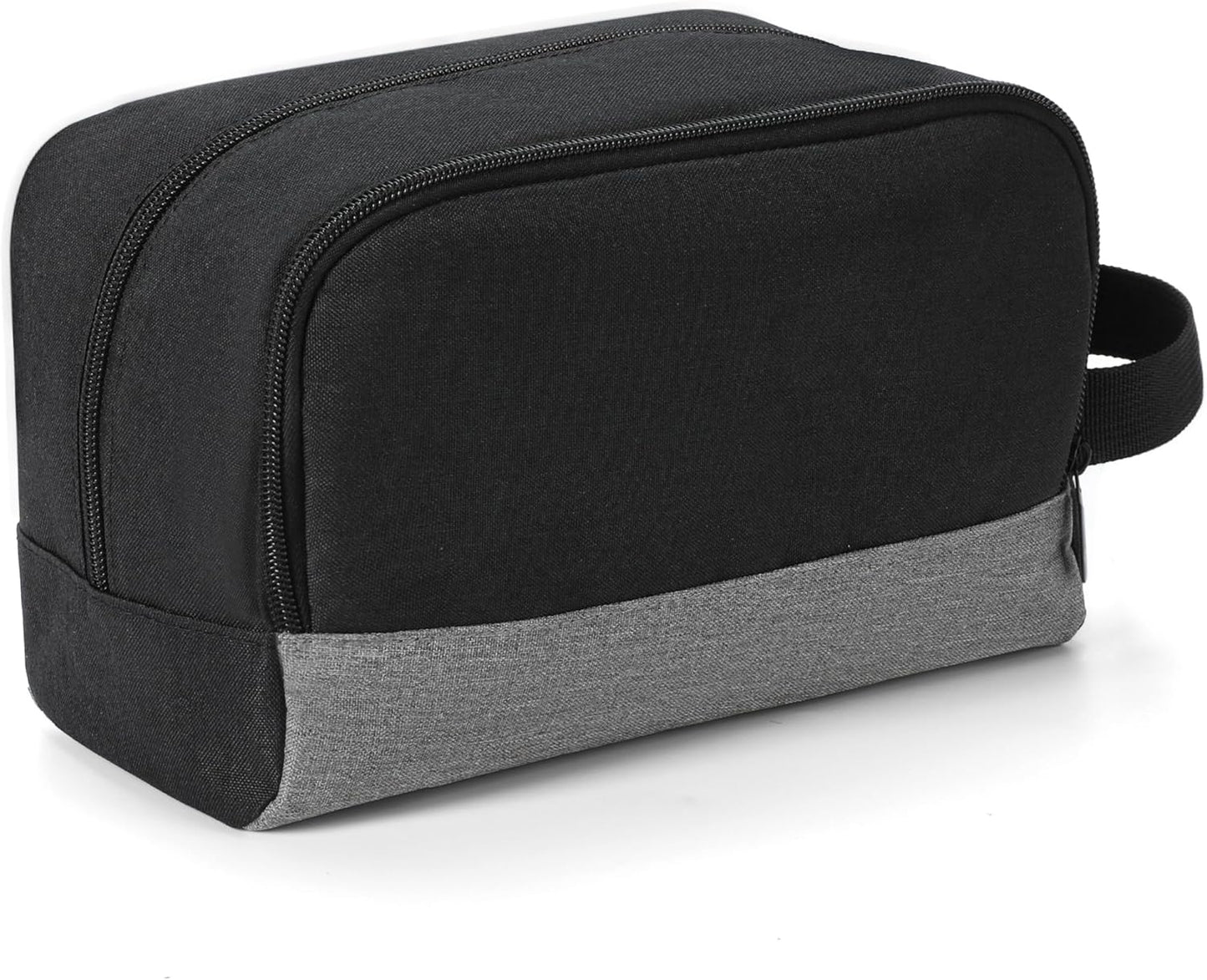 Elviros Travel Toiletry Bag for Men Hanging Dopp Kit Shaving Bag Toiletries Organizer Small Tool Medicine Hygiene Bag for Traveling Pouch (Black)