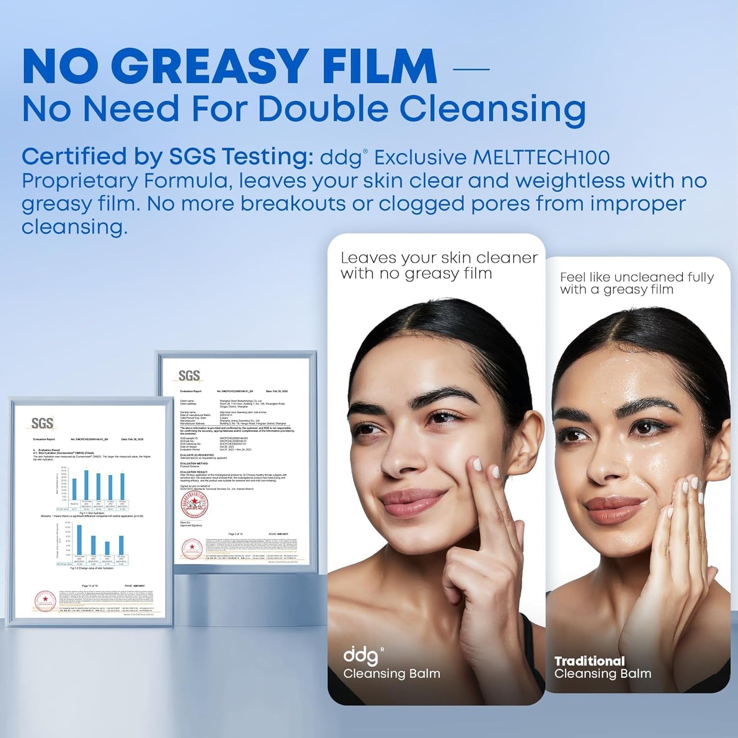 ddg Cleansing Balm,Makeup Remover Balm for Sensitive Skin,Vegan,All Natural Plant Oils,Nourish & Hydrate,Facial Cleanser for Heavy Makeup Removal(100ml/3.38fl.oz)