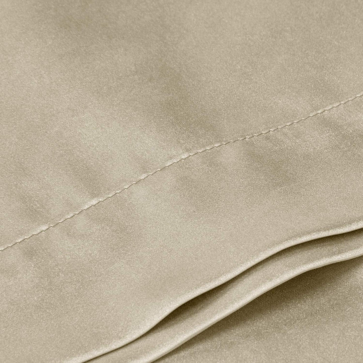 BEDELITE Satin Body Pillow Cover, Super Soft and Cooling Body Pillow Pillowcase for Hair and Skin, Breathable Silky Full Long Pillowcase Cover(20"x54", Taupe)