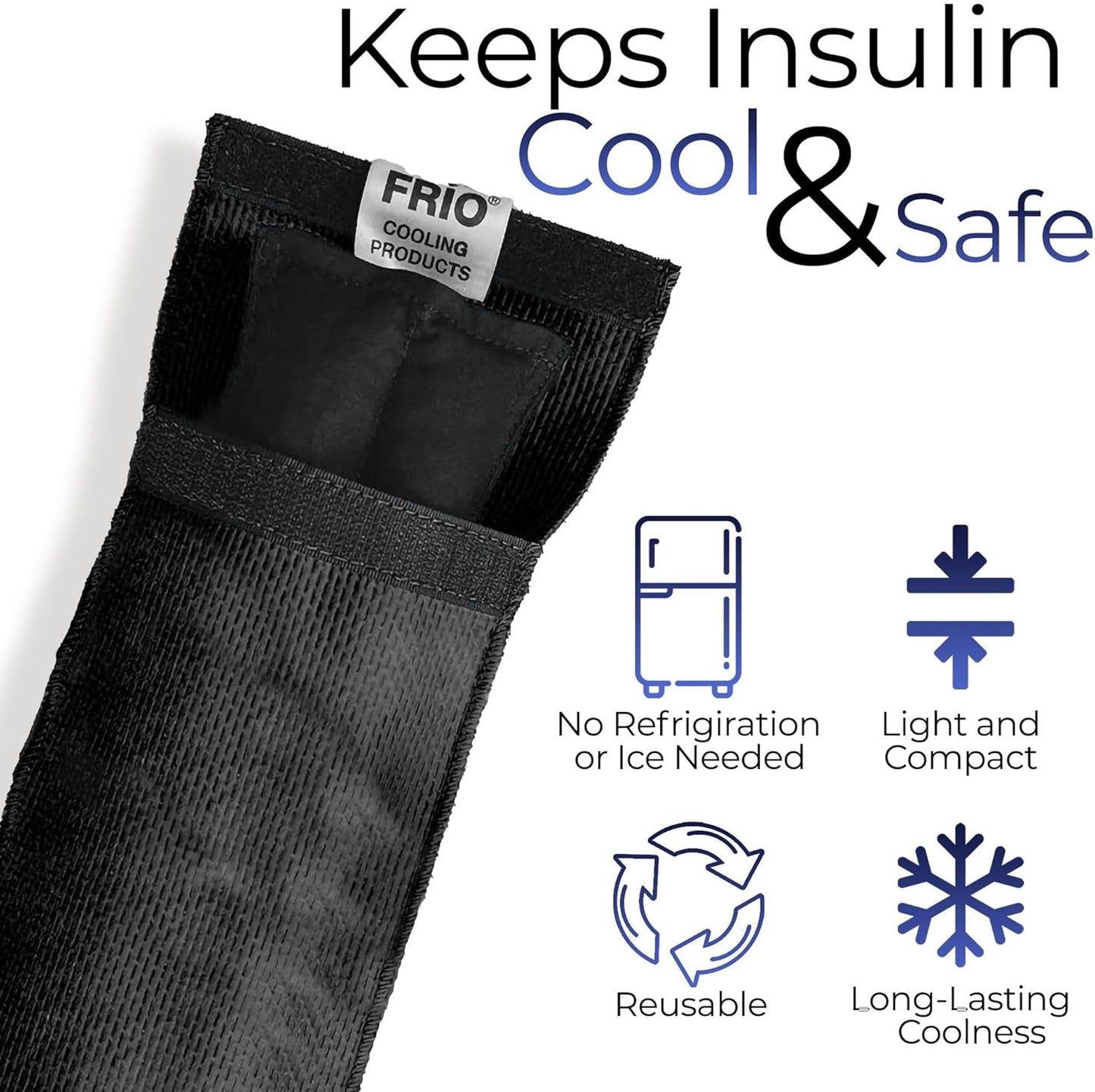 FRIO DUO Insulin Cooler Wallet - Keep Medication Cool for 45+ Hours Insulin Bag - Perfect for Travel and Everyday Use