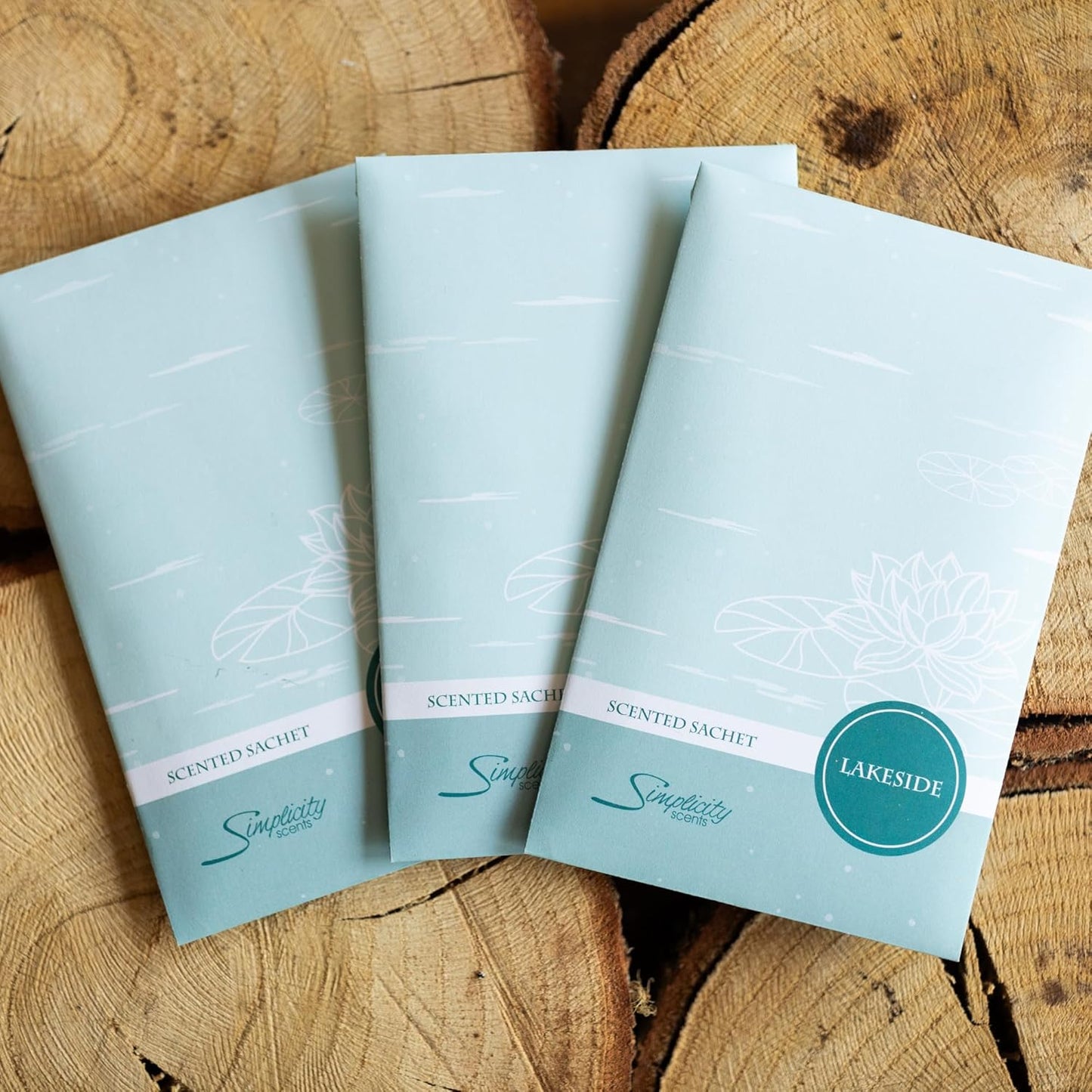 Lakeside Scented Sachets Pack of 6, Spring and Summer - Long-Lasting Scented Bags, Home Fragrance, Air Freshener & Deodorizer for Closet, Room, Drawer, or Cars, Made in USA