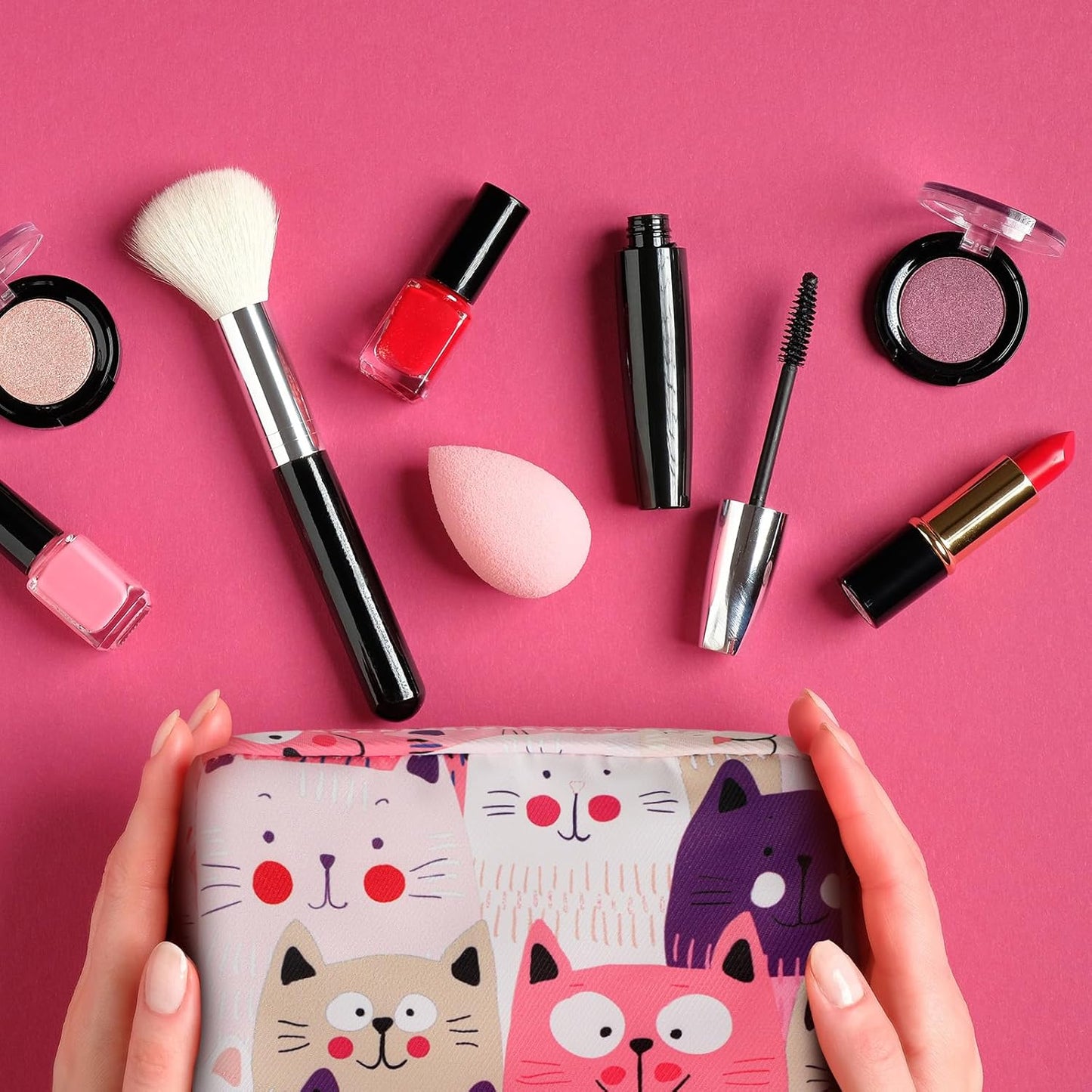 Paterr 12 Pcs Sanitary Napkin Storage Bag Set Including 12 Portable Period Pouch Hand Wrist Strap Lanyard String Holder Tampons Holder Pouch First Period Gifts for Teen Girls(Cute Style)