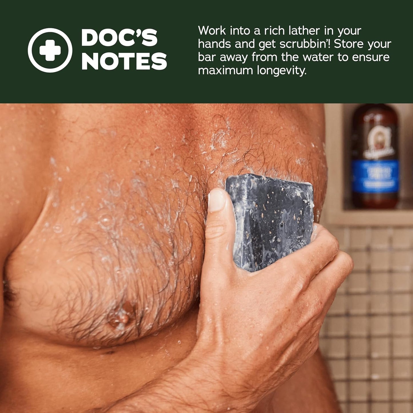 Dr. Squatch Natural Bar Soap for Men - Cold Process Soap with No Harsh Chemicals - Birchwood Breeze, Rainforest Rapids & Coastal Mist (5 oz, 3-Pack)