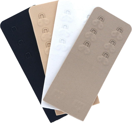 SAMGU Women's Soft Bra Extender 2 Hook / 3 Hooks / 4 Hooks Seamless Comfortable Bra Strap Extender Extension