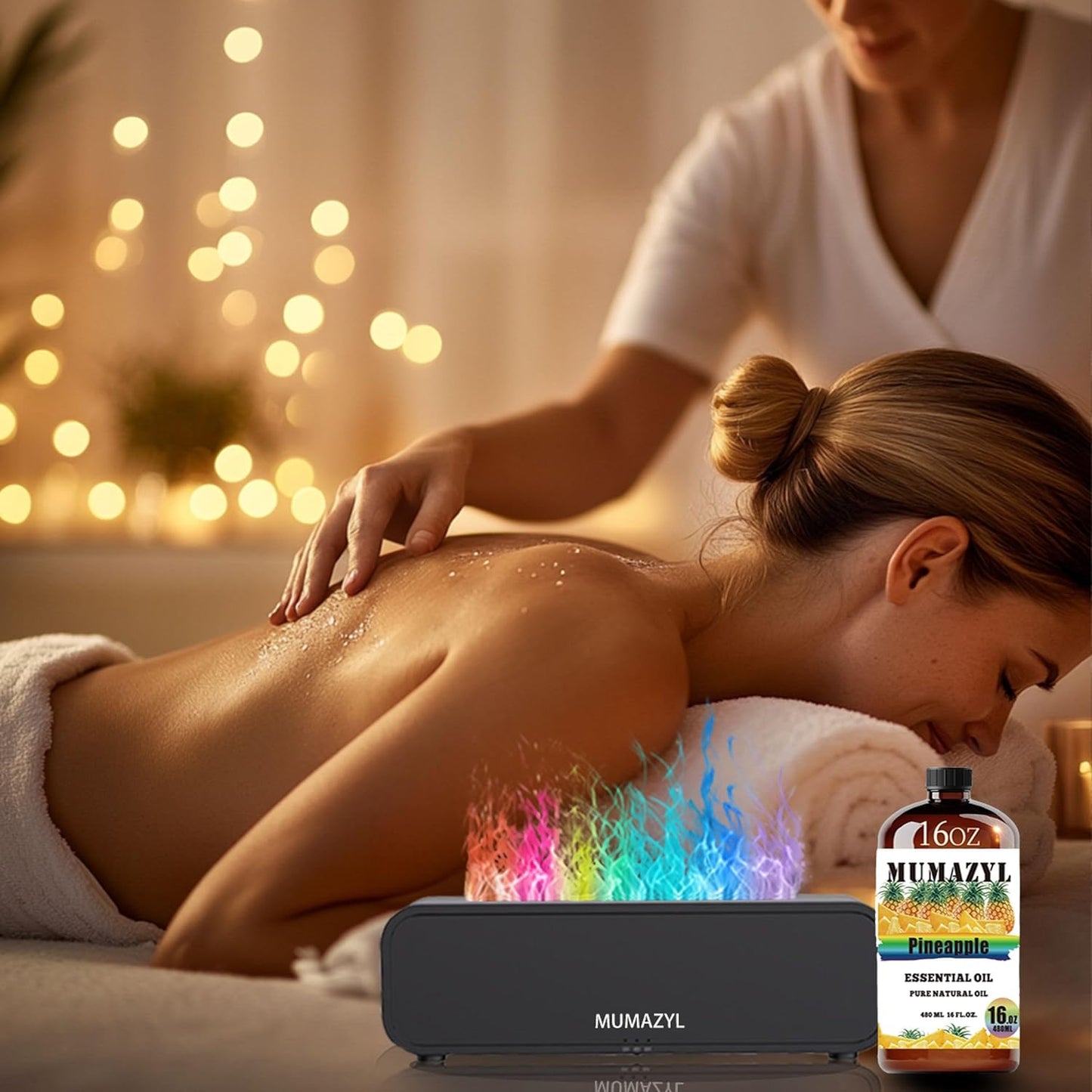 Pineapple Essential Oil, Pineapple Oil 16 Fl Oz 480ML for Diffuser Humidifier Yoga Cleaning DIY Candle Soap Making Essential Oils