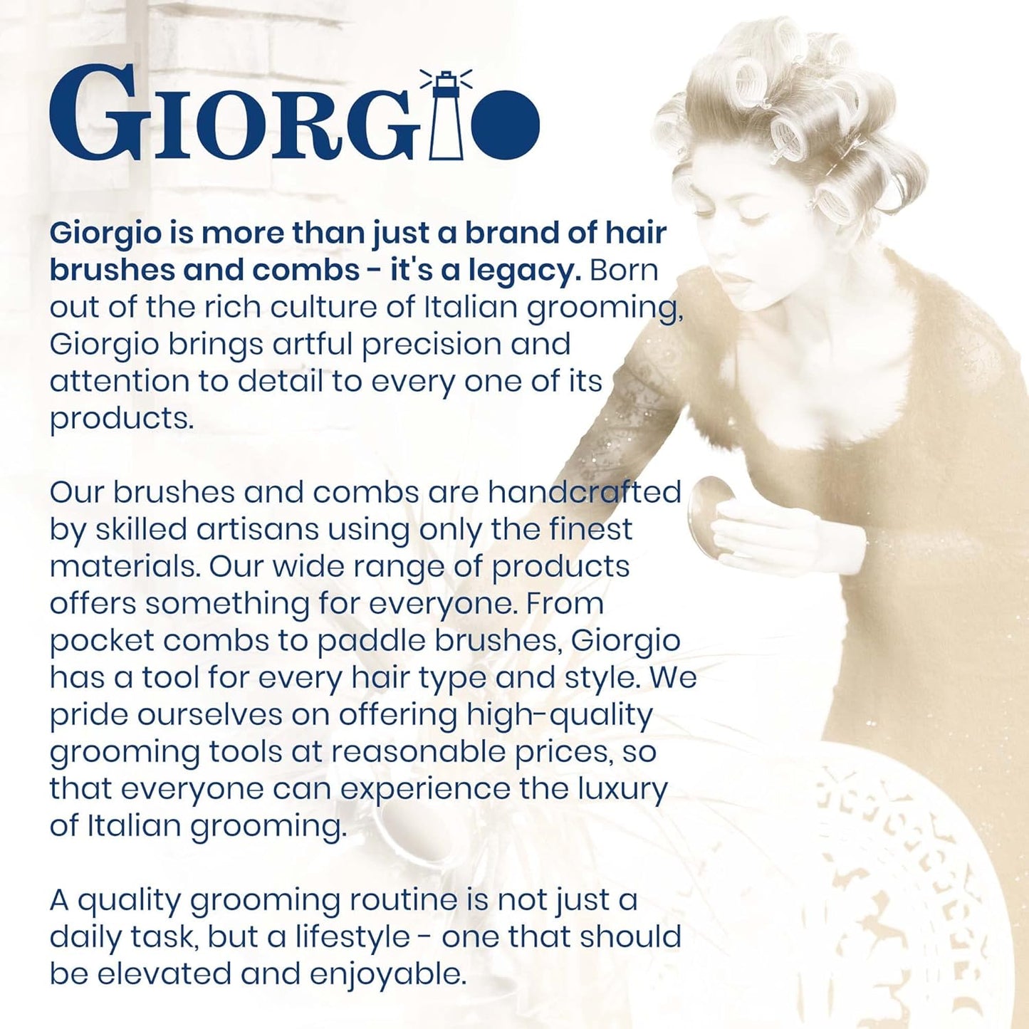 Giorgio G40 Handmade All Fine Tooth Pocket Comb, Hair Comb Straightener for Everyday Grooming Styling Hair, Mustache and Beard for Men Women and Kids, Saw Cut and Polished